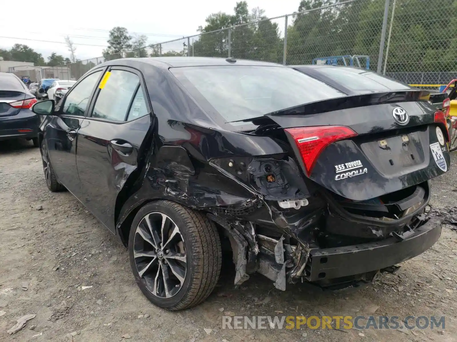 3 Photograph of a damaged car 5YFBURHE6KP868692 TOYOTA COROLLA 2019