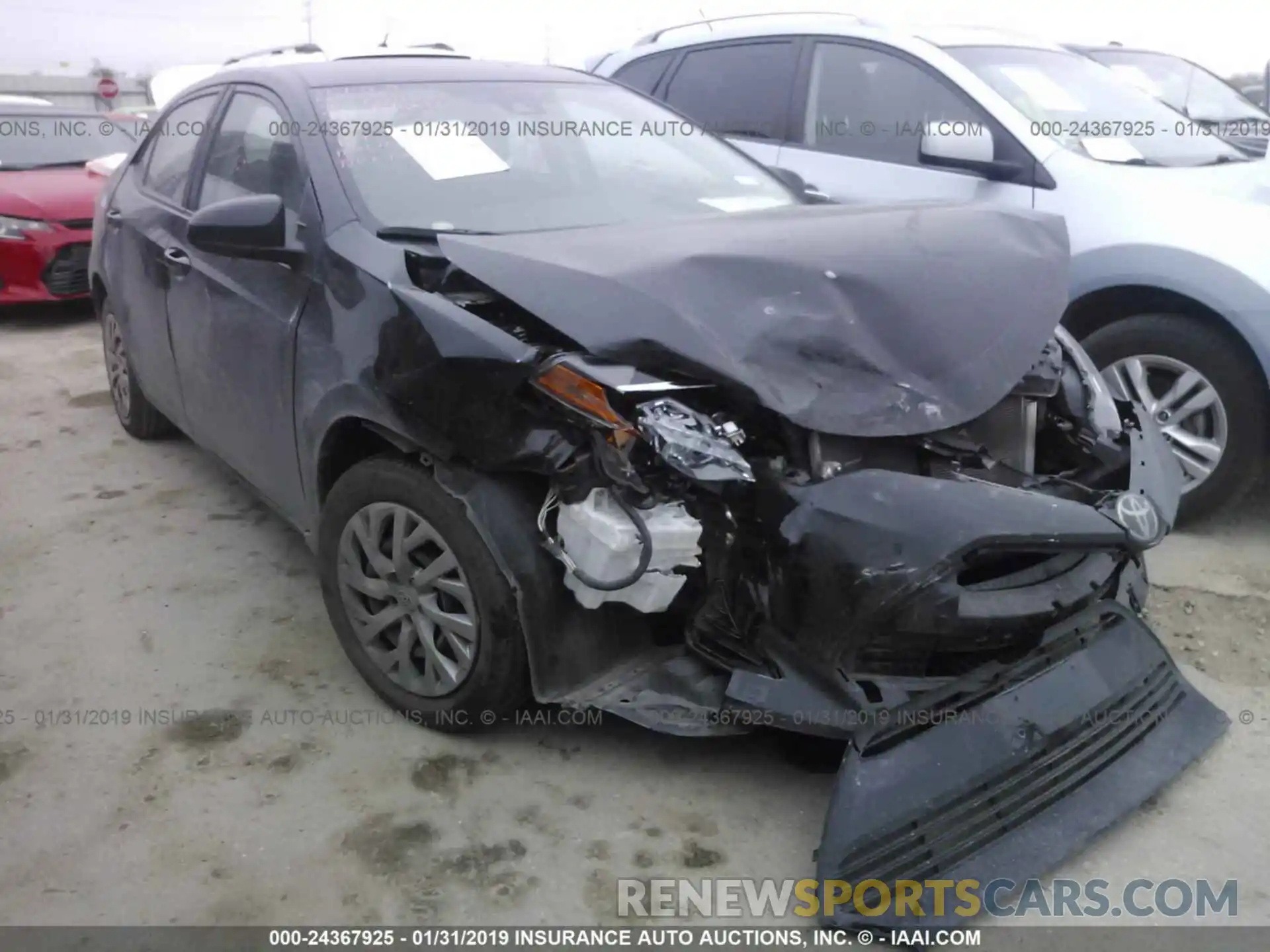 1 Photograph of a damaged car 5YFBURHE6KP870796 TOYOTA COROLLA 2019