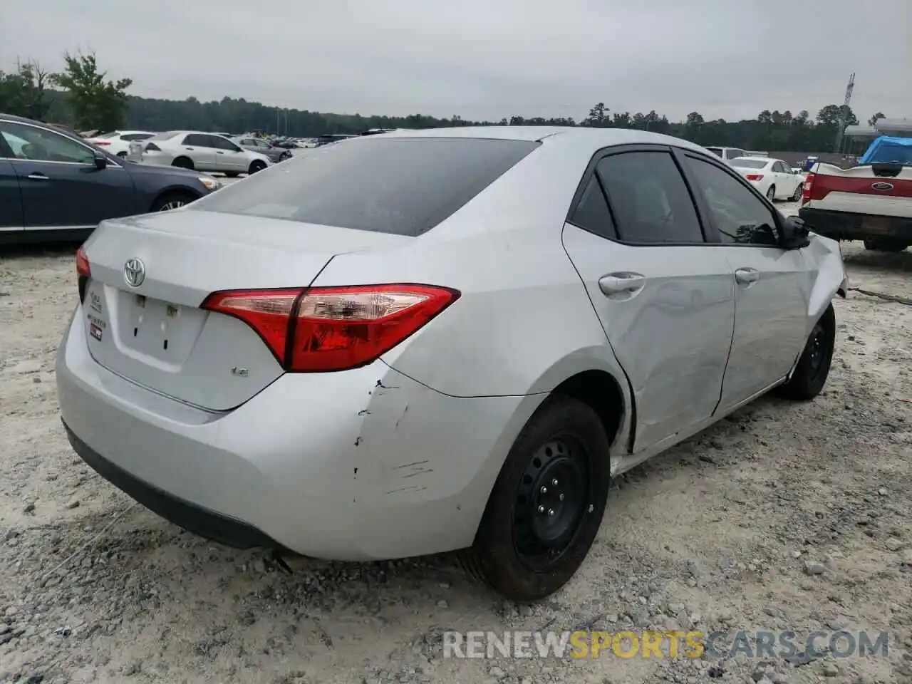 4 Photograph of a damaged car 5YFBURHE6KP871883 TOYOTA COROLLA 2019