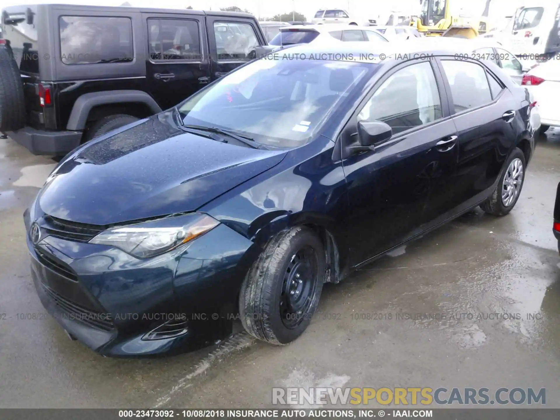 2 Photograph of a damaged car 5YFBURHE6KP872399 Toyota Corolla 2019