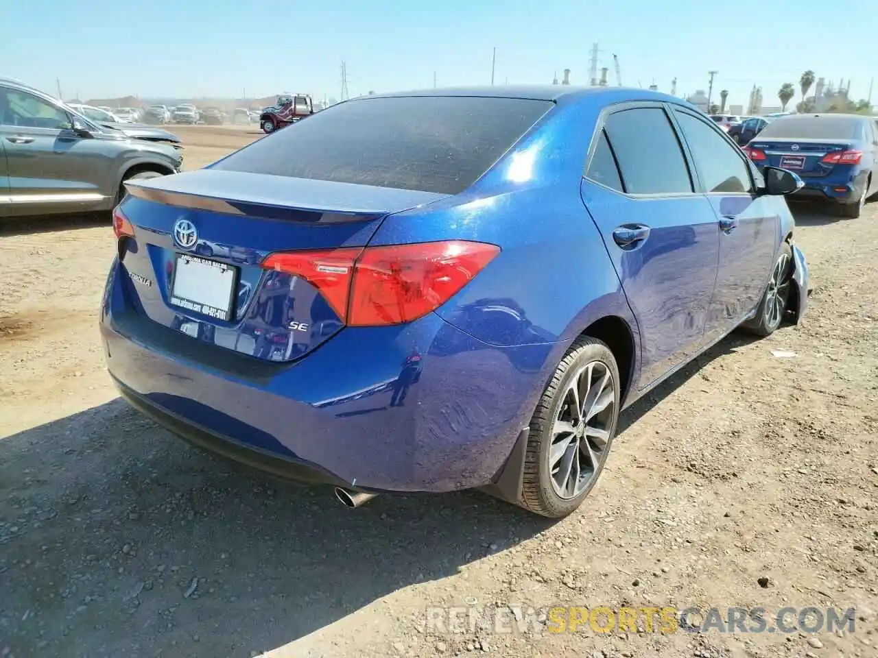 4 Photograph of a damaged car 5YFBURHE6KP873083 TOYOTA COROLLA 2019