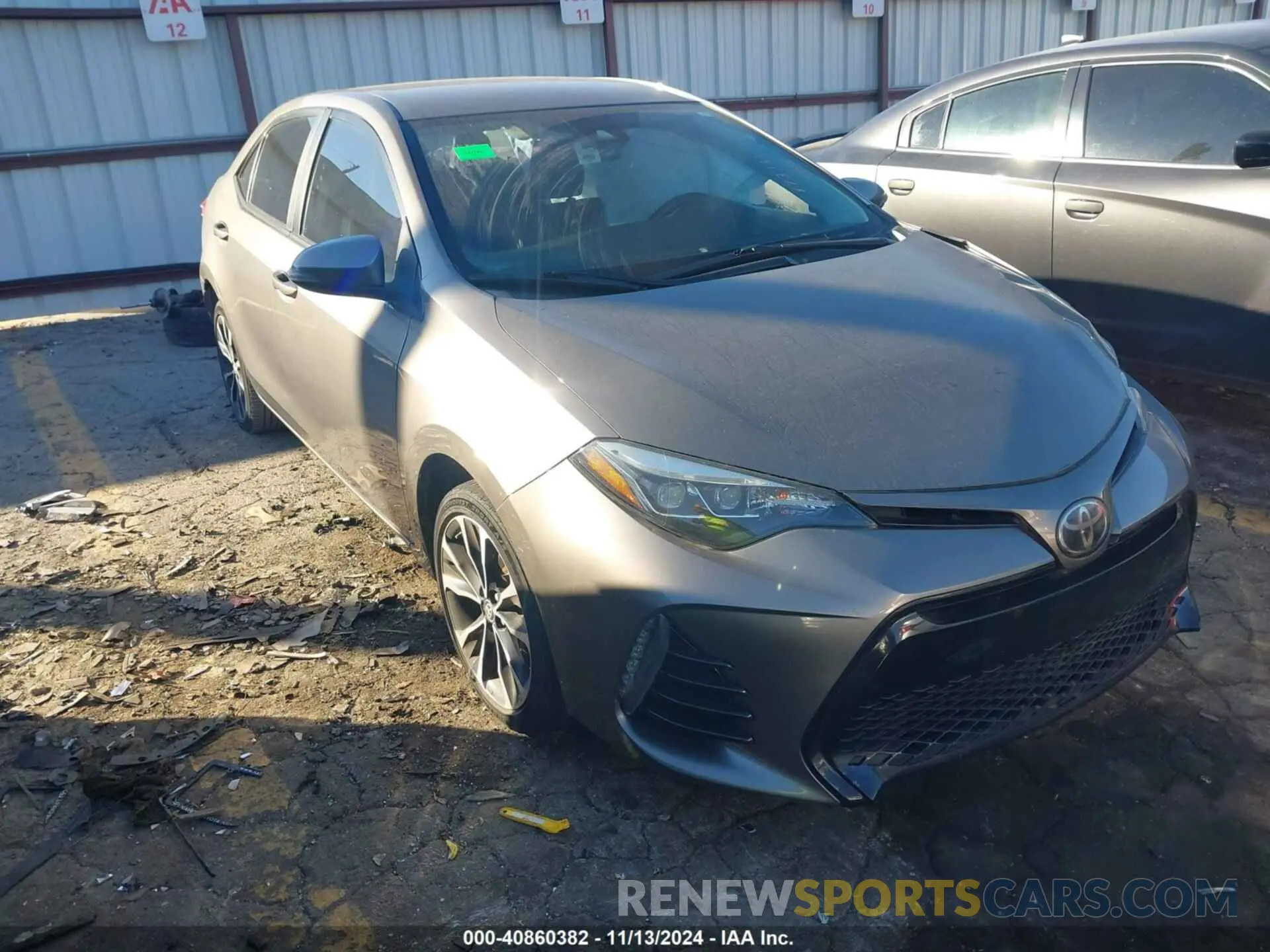 1 Photograph of a damaged car 5YFBURHE6KP873133 TOYOTA COROLLA 2019