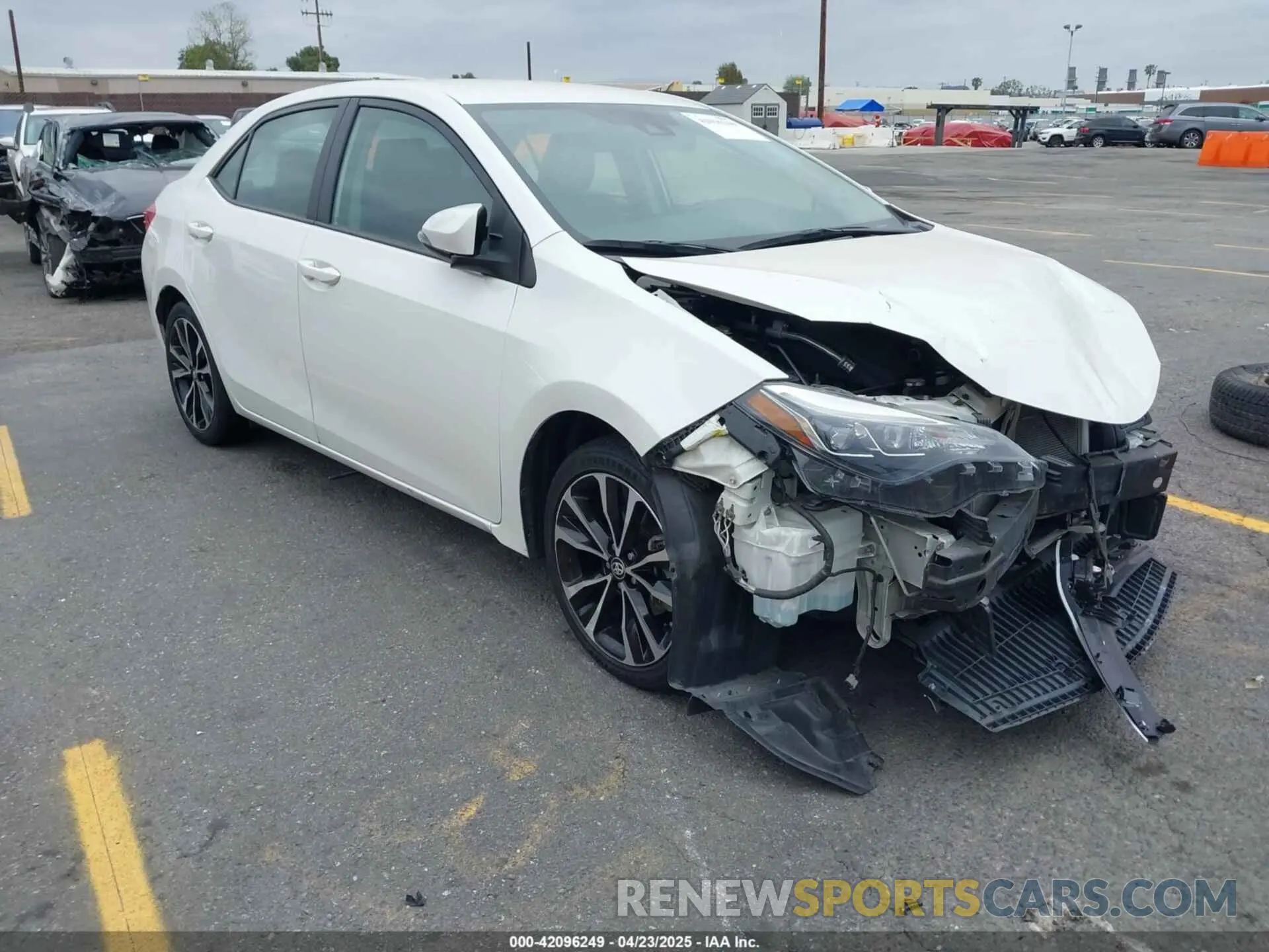 1 Photograph of a damaged car 5YFBURHE6KP873522 TOYOTA COROLLA 2019