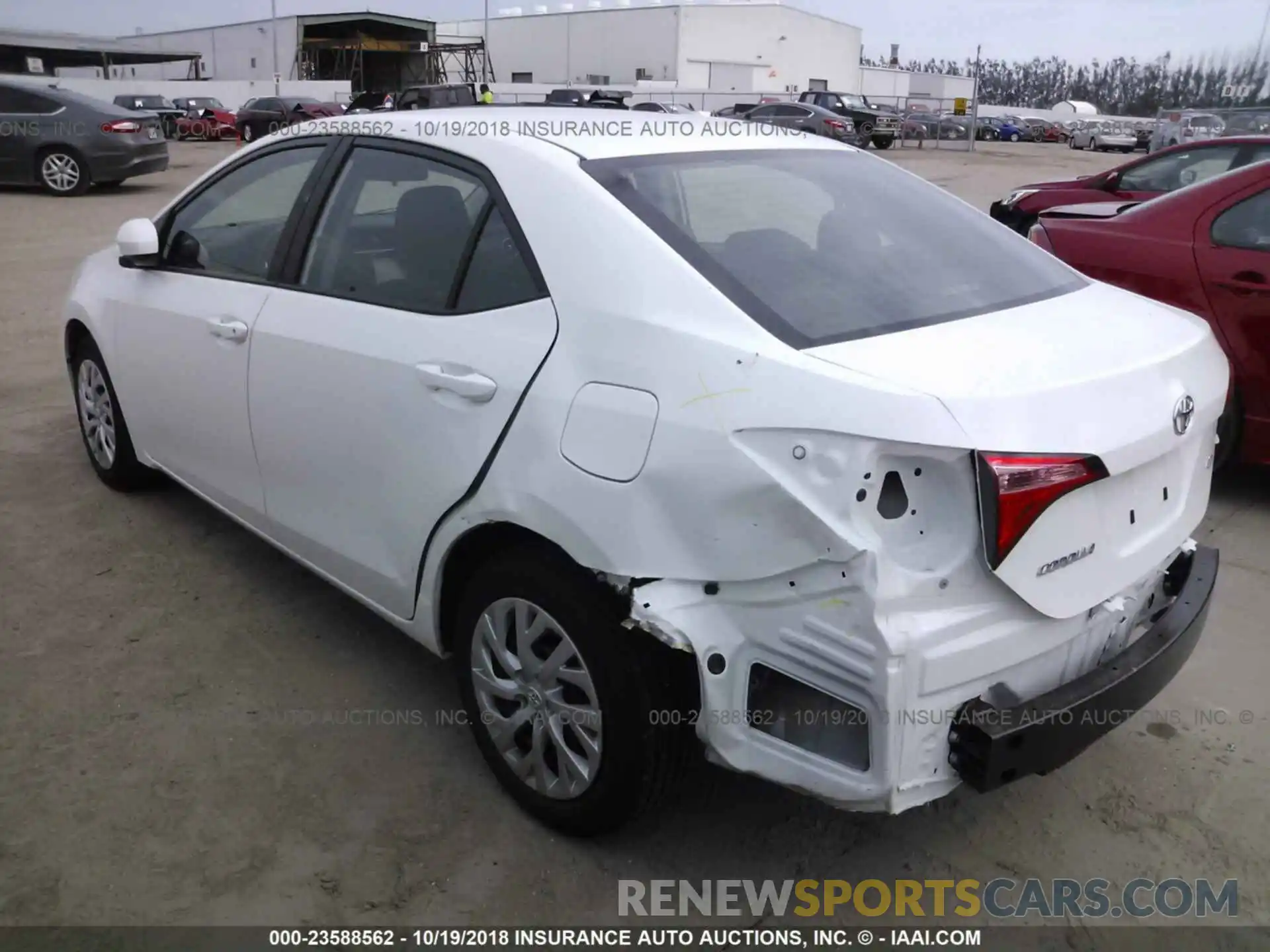 3 Photograph of a damaged car 5YFBURHE6KP874332 Toyota Corolla 2019