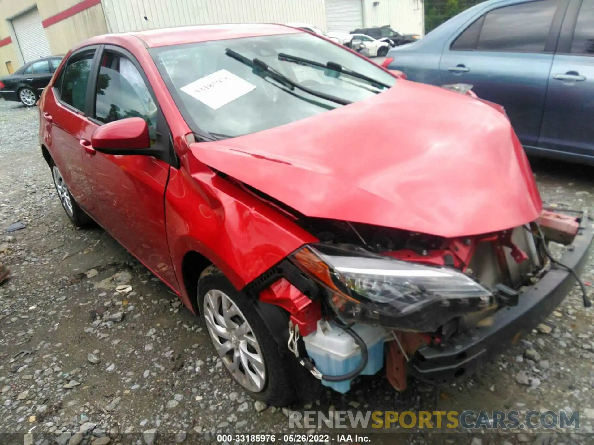 1 Photograph of a damaged car 5YFBURHE6KP874542 TOYOTA COROLLA 2019