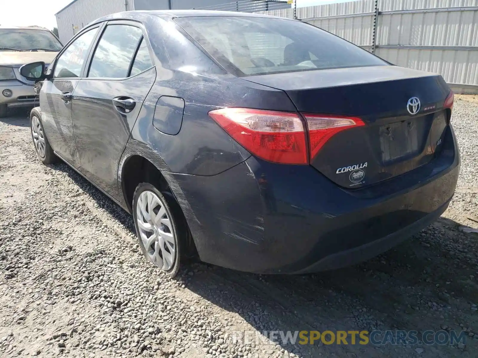 3 Photograph of a damaged car 5YFBURHE6KP874587 TOYOTA COROLLA 2019