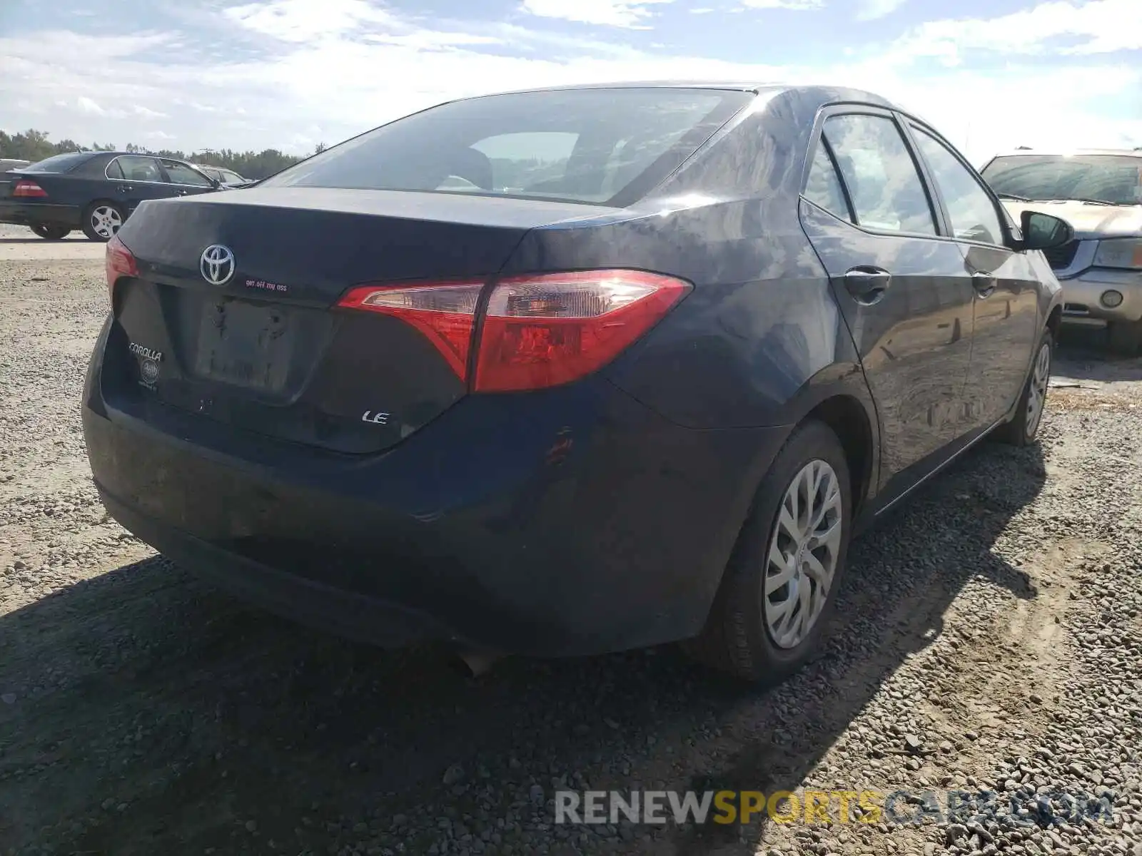 4 Photograph of a damaged car 5YFBURHE6KP874587 TOYOTA COROLLA 2019