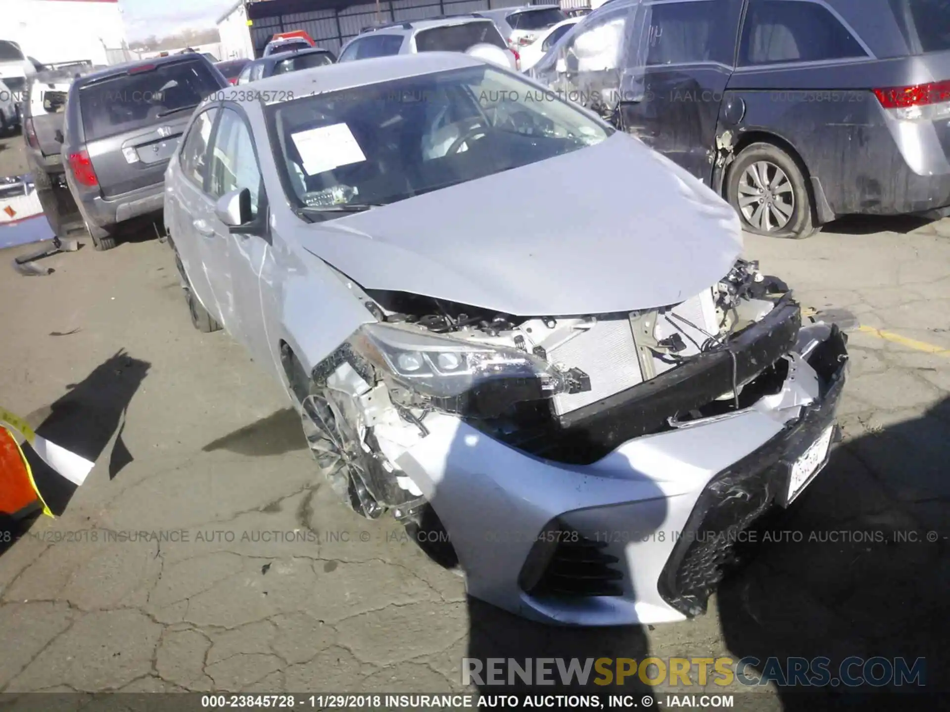 6 Photograph of a damaged car 5YFBURHE6KP875318 TOYOTA COROLLA 2019