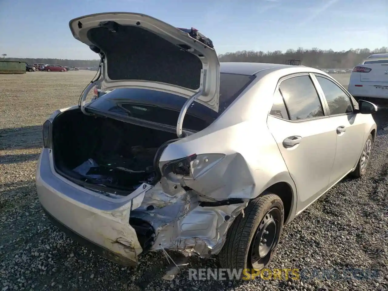 4 Photograph of a damaged car 5YFBURHE6KP875769 TOYOTA COROLLA 2019