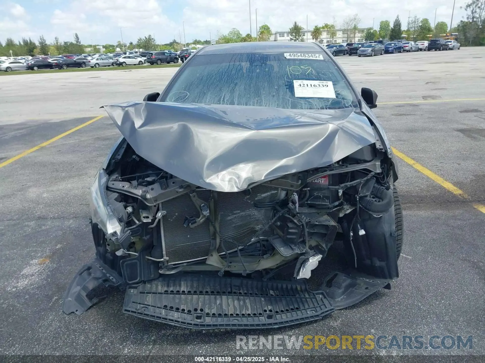 6 Photograph of a damaged car 5YFBURHE6KP876601 TOYOTA COROLLA 2019