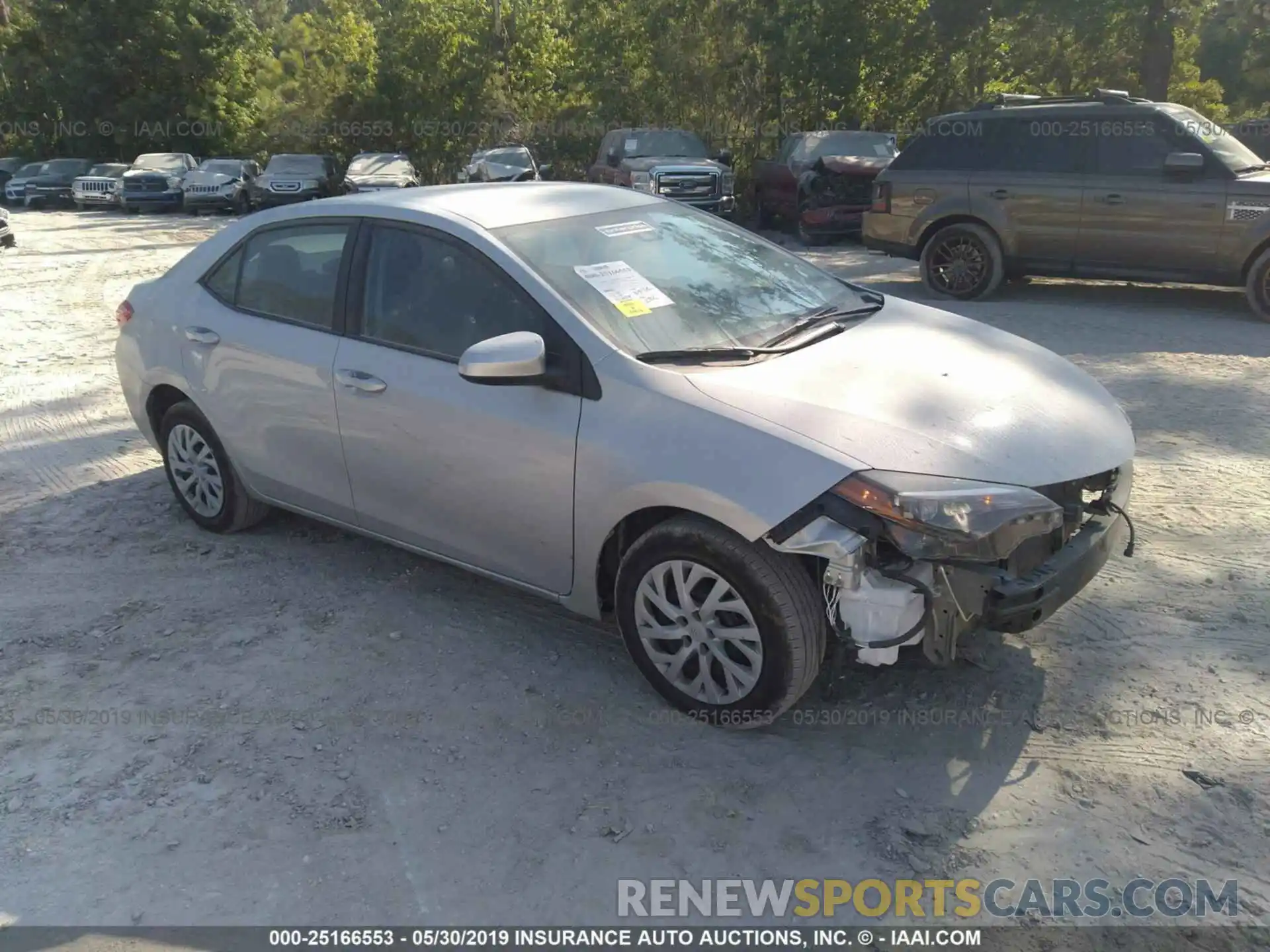 1 Photograph of a damaged car 5YFBURHE6KP877523 TOYOTA COROLLA 2019