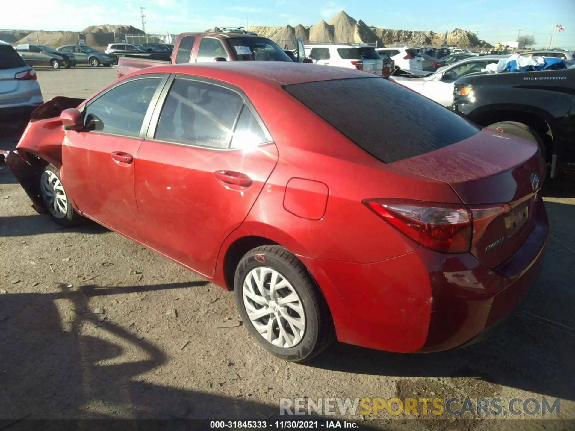 3 Photograph of a damaged car 5YFBURHE6KP878137 TOYOTA COROLLA 2019