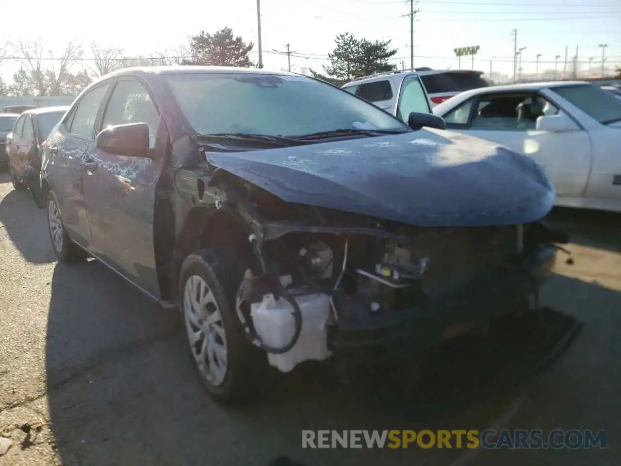 1 Photograph of a damaged car 5YFBURHE6KP878431 TOYOTA COROLLA 2019