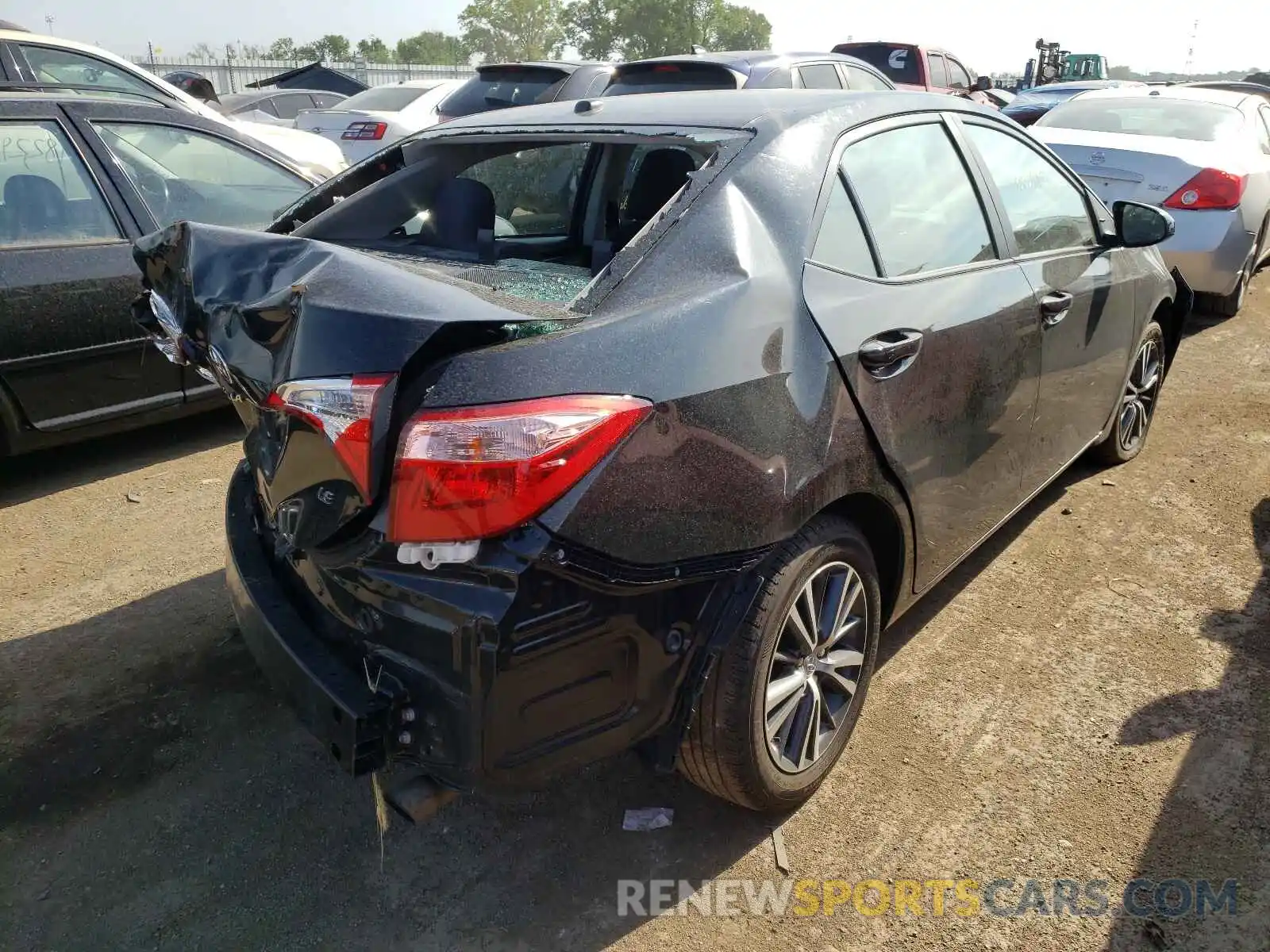 4 Photograph of a damaged car 5YFBURHE6KP879918 TOYOTA COROLLA 2019