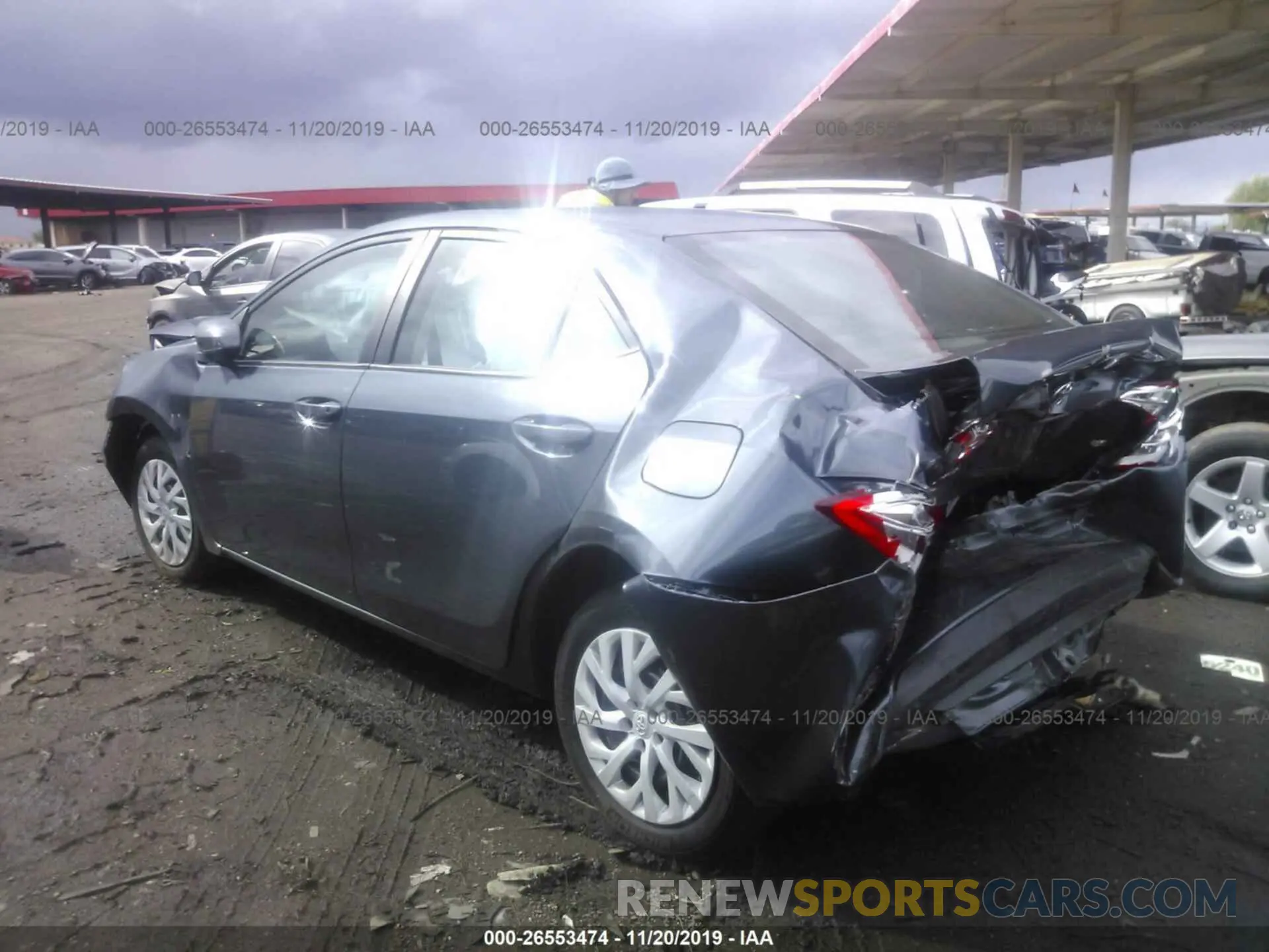 3 Photograph of a damaged car 5YFBURHE6KP880602 TOYOTA COROLLA 2019
