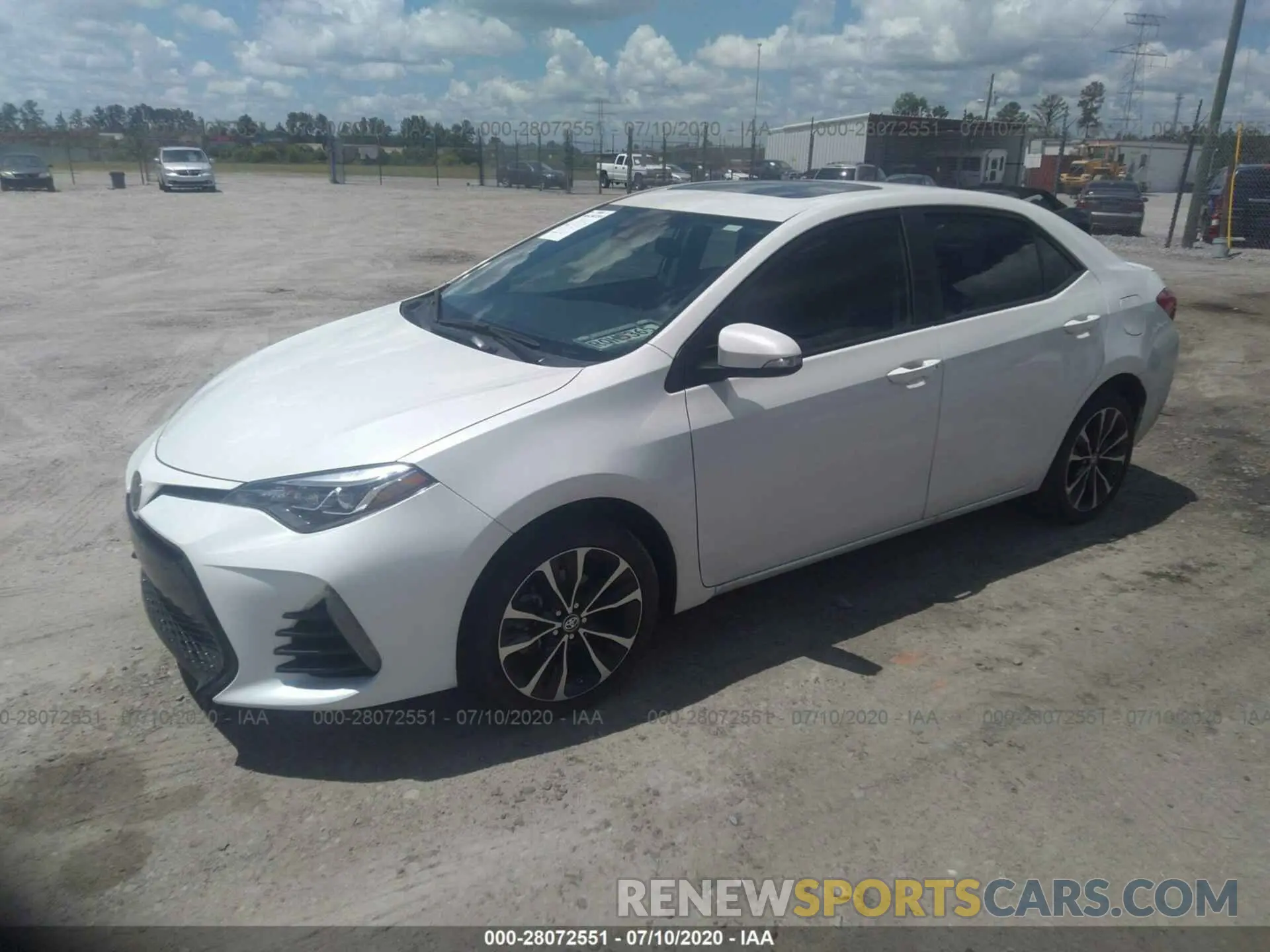 2 Photograph of a damaged car 5YFBURHE6KP880941 TOYOTA COROLLA 2019