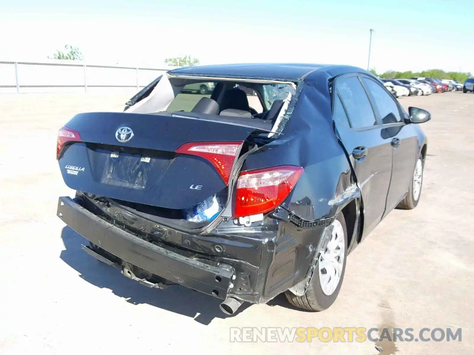 4 Photograph of a damaged car 5YFBURHE6KP881488 TOYOTA COROLLA 2019