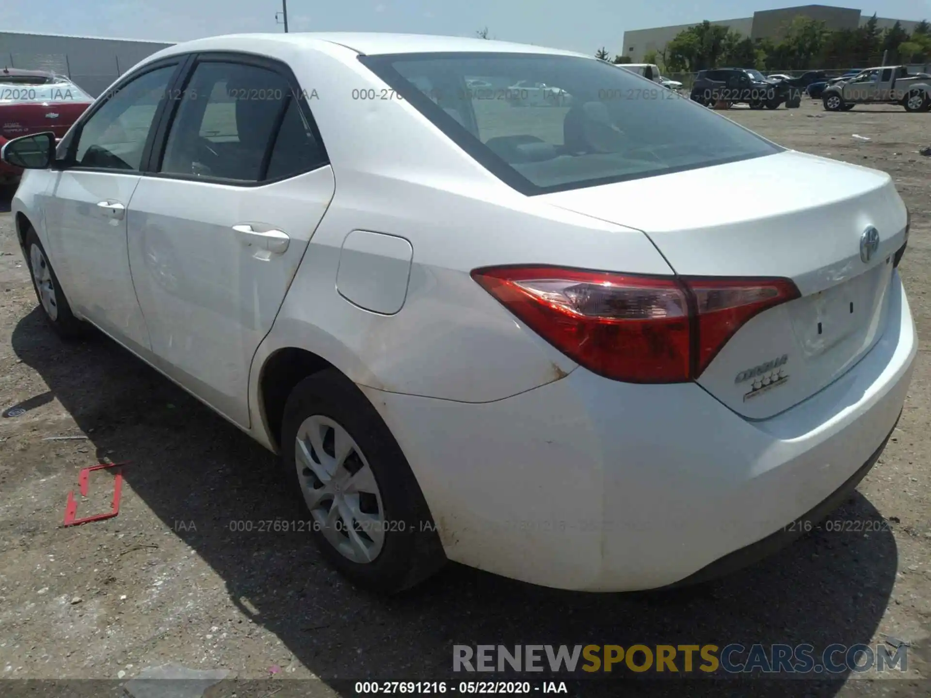 3 Photograph of a damaged car 5YFBURHE6KP881491 TOYOTA COROLLA 2019