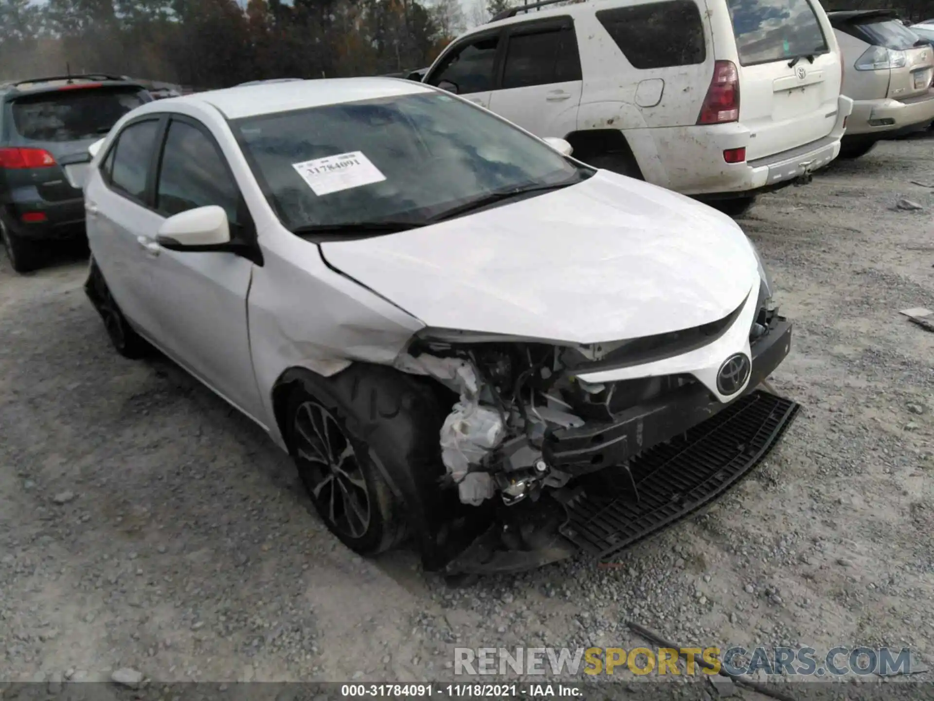 1 Photograph of a damaged car 5YFBURHE6KP883323 TOYOTA COROLLA 2019