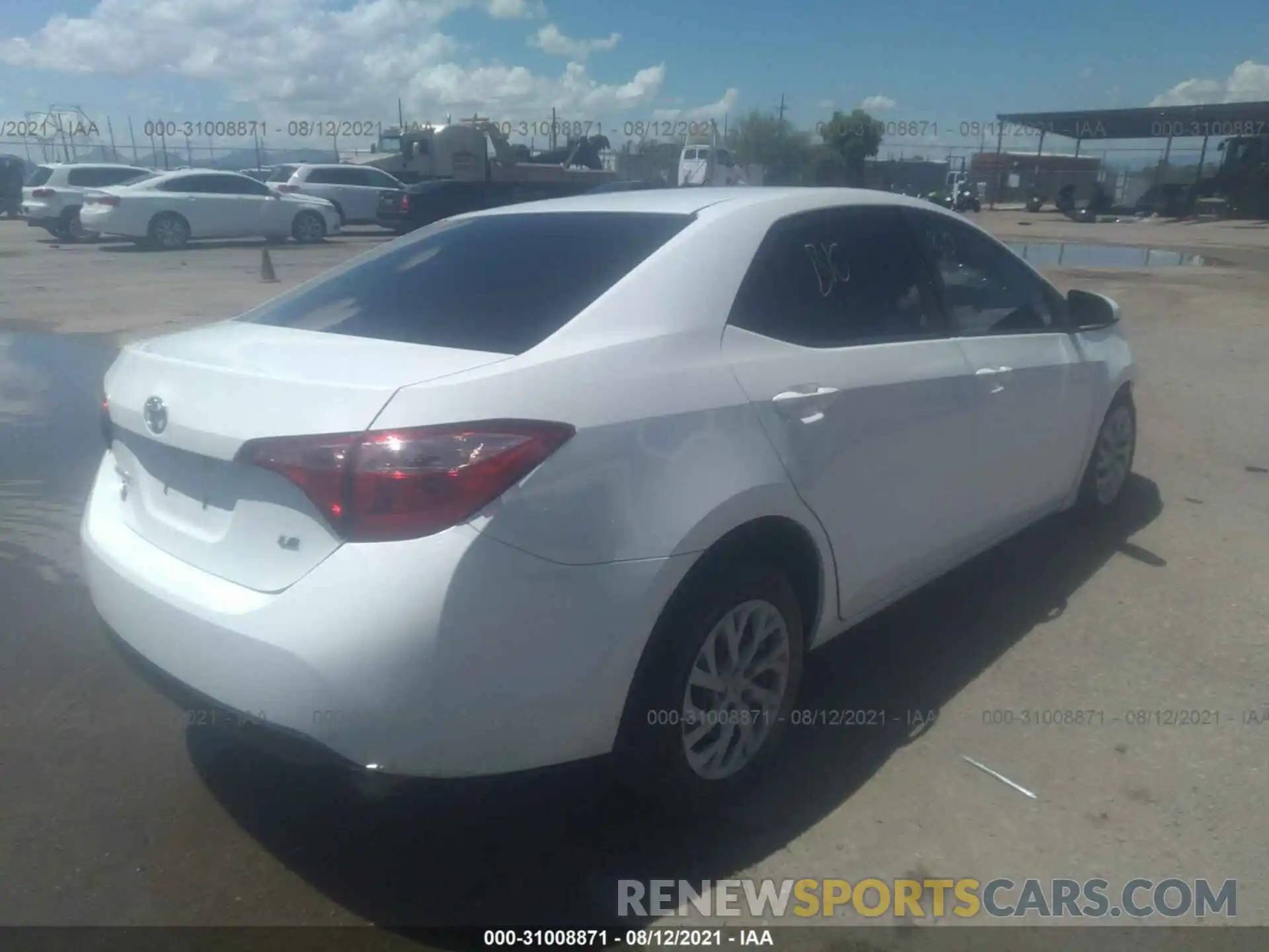 4 Photograph of a damaged car 5YFBURHE6KP883578 TOYOTA COROLLA 2019