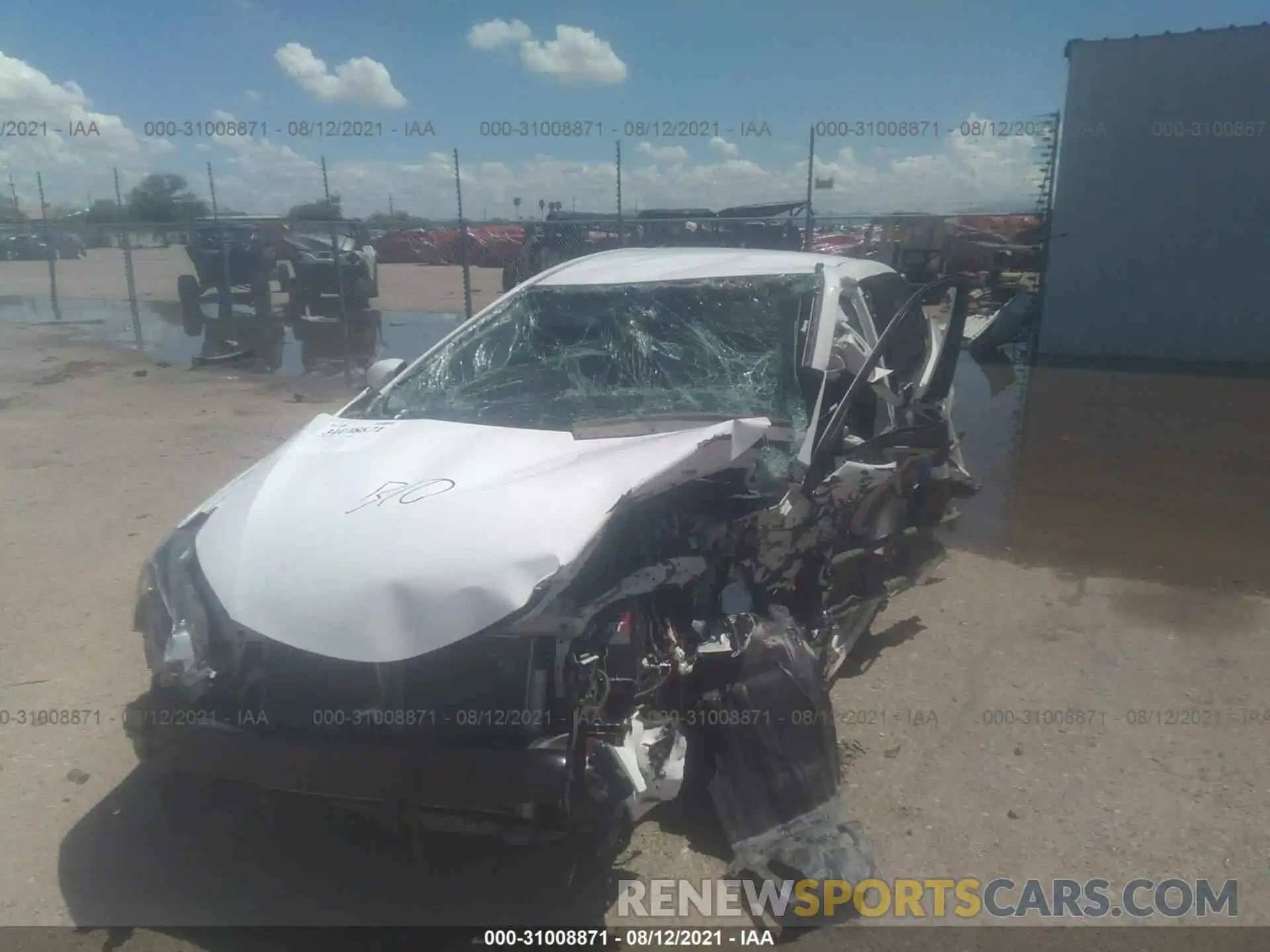 6 Photograph of a damaged car 5YFBURHE6KP883578 TOYOTA COROLLA 2019