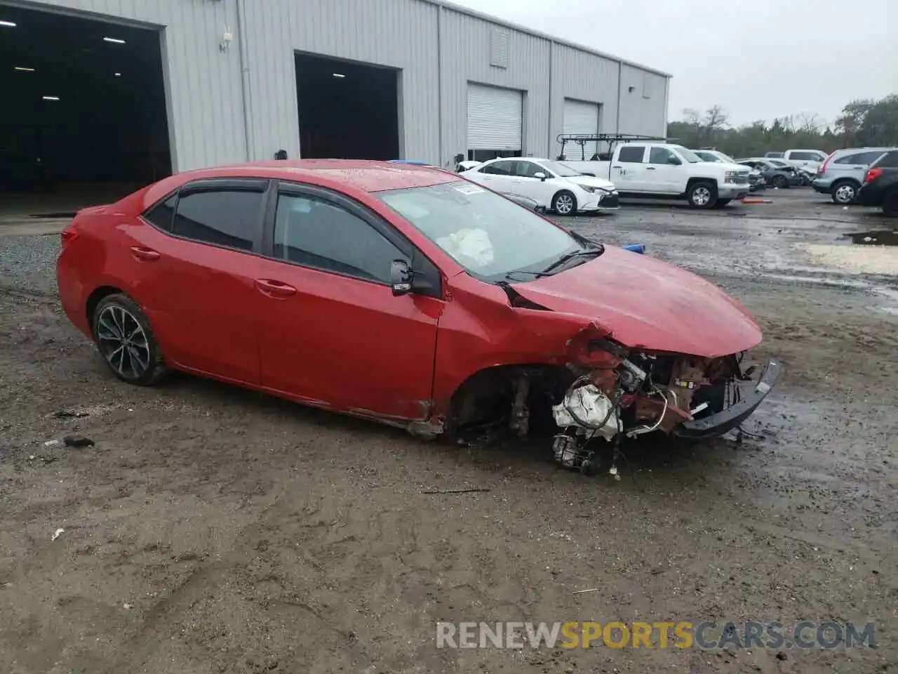 4 Photograph of a damaged car 5YFBURHE6KP885007 TOYOTA COROLLA 2019