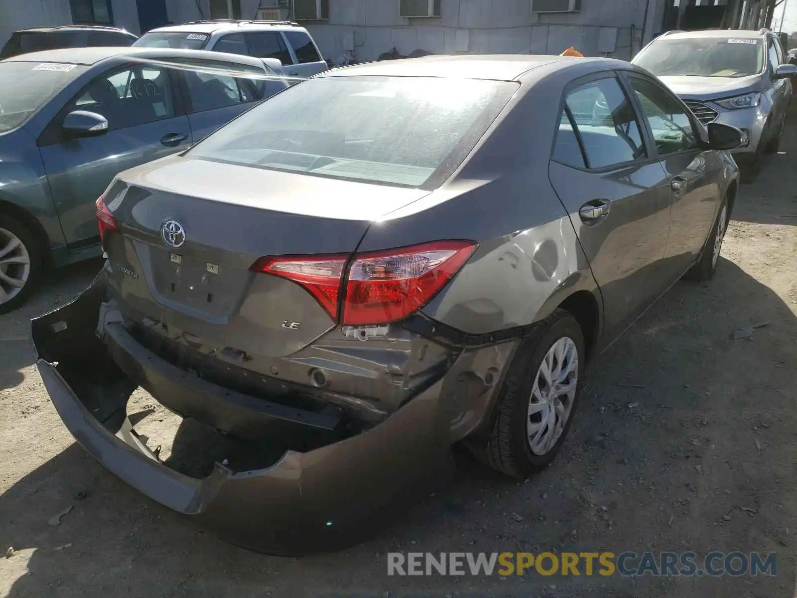 4 Photograph of a damaged car 5YFBURHE6KP885380 TOYOTA COROLLA 2019