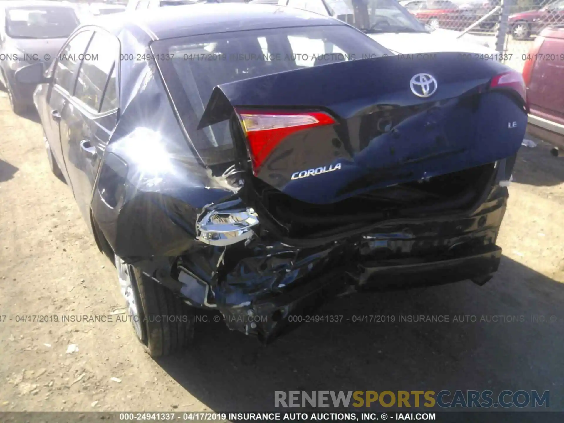 6 Photograph of a damaged car 5YFBURHE6KP888067 TOYOTA COROLLA 2019