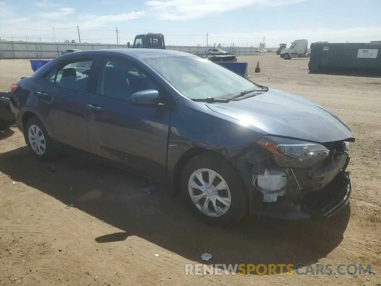 4 Photograph of a damaged car 5YFBURHE6KP889459 TOYOTA COROLLA 2019
