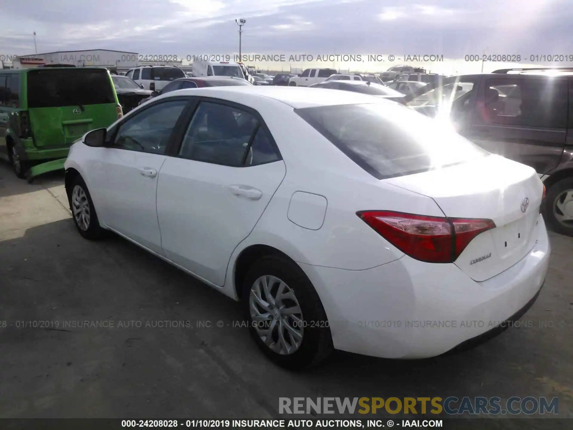 3 Photograph of a damaged car 5YFBURHE6KP891549 TOYOTA COROLLA 2019