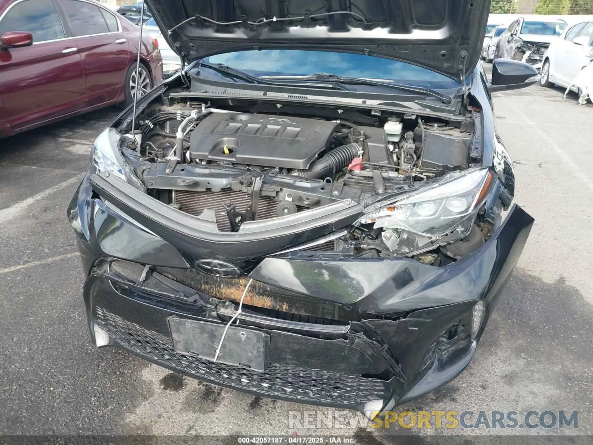 6 Photograph of a damaged car 5YFBURHE6KP892992 TOYOTA COROLLA 2019