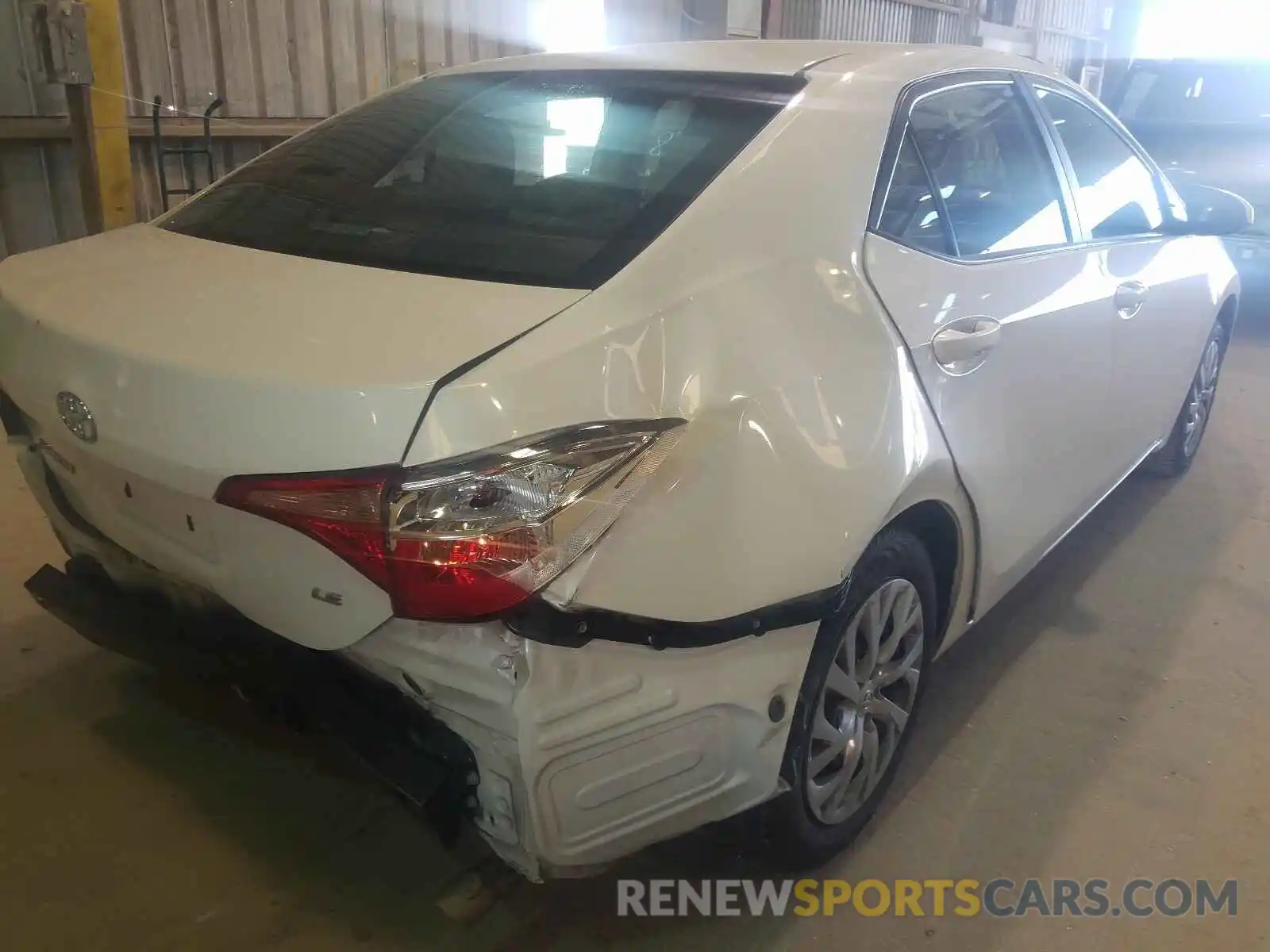 4 Photograph of a damaged car 5YFBURHE6KP893558 TOYOTA COROLLA 2019