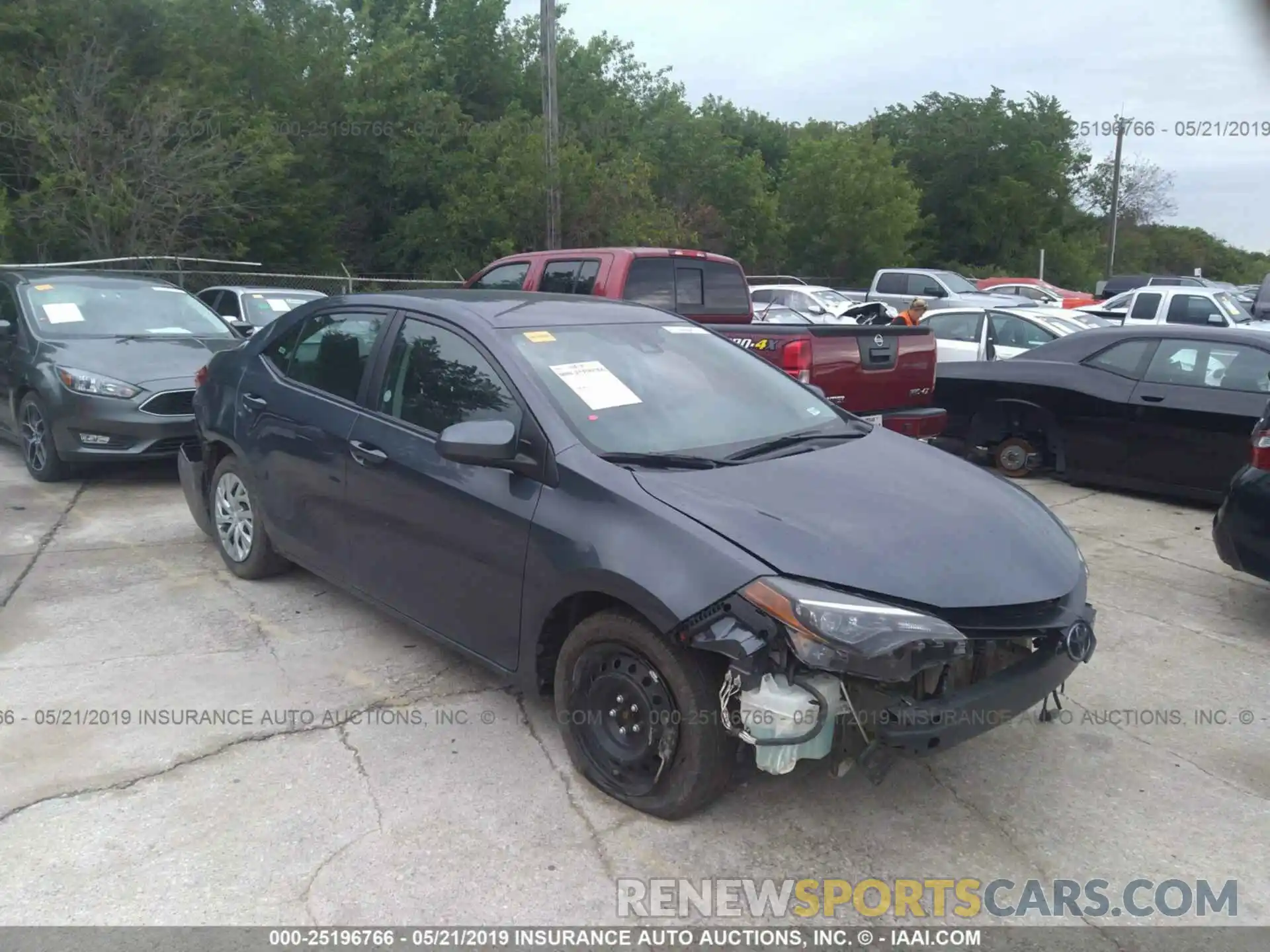 1 Photograph of a damaged car 5YFBURHE6KP894726 TOYOTA COROLLA 2019