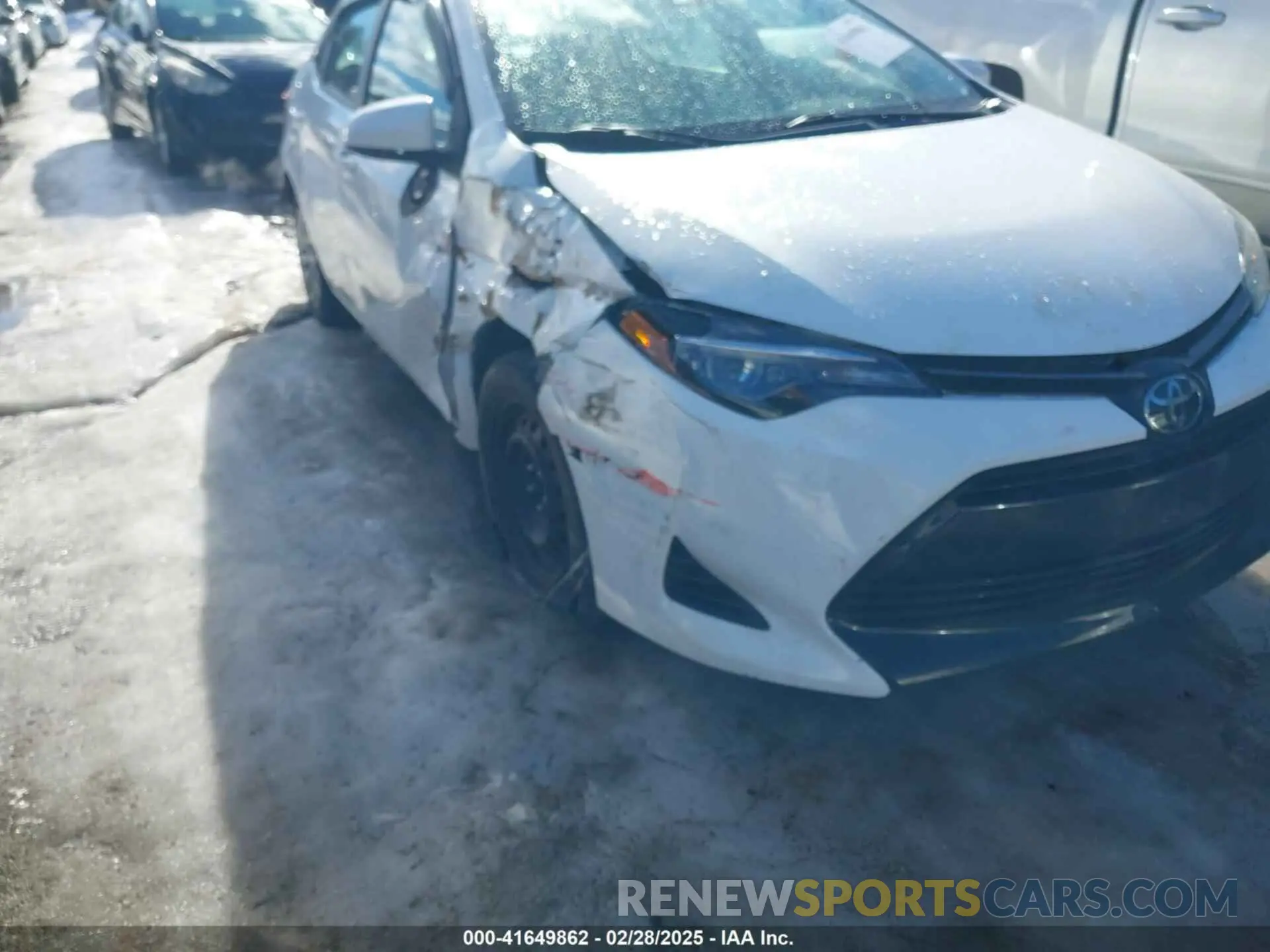 6 Photograph of a damaged car 5YFBURHE6KP894922 TOYOTA COROLLA 2019