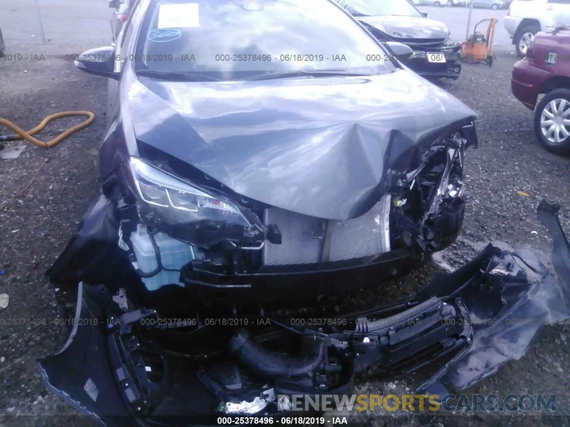 6 Photograph of a damaged car 5YFBURHE6KP896217 TOYOTA COROLLA 2019