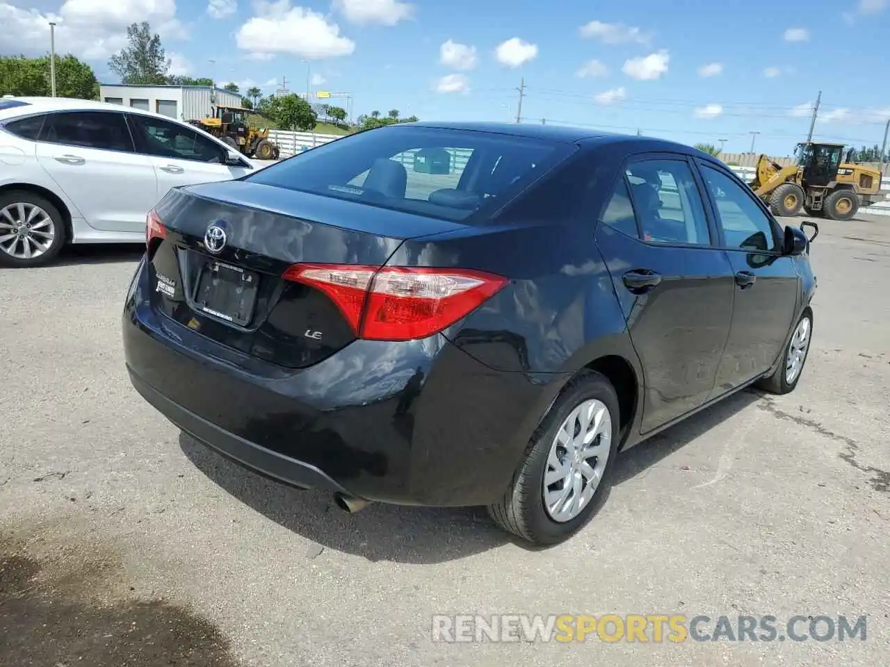 4 Photograph of a damaged car 5YFBURHE6KP896492 TOYOTA COROLLA 2019