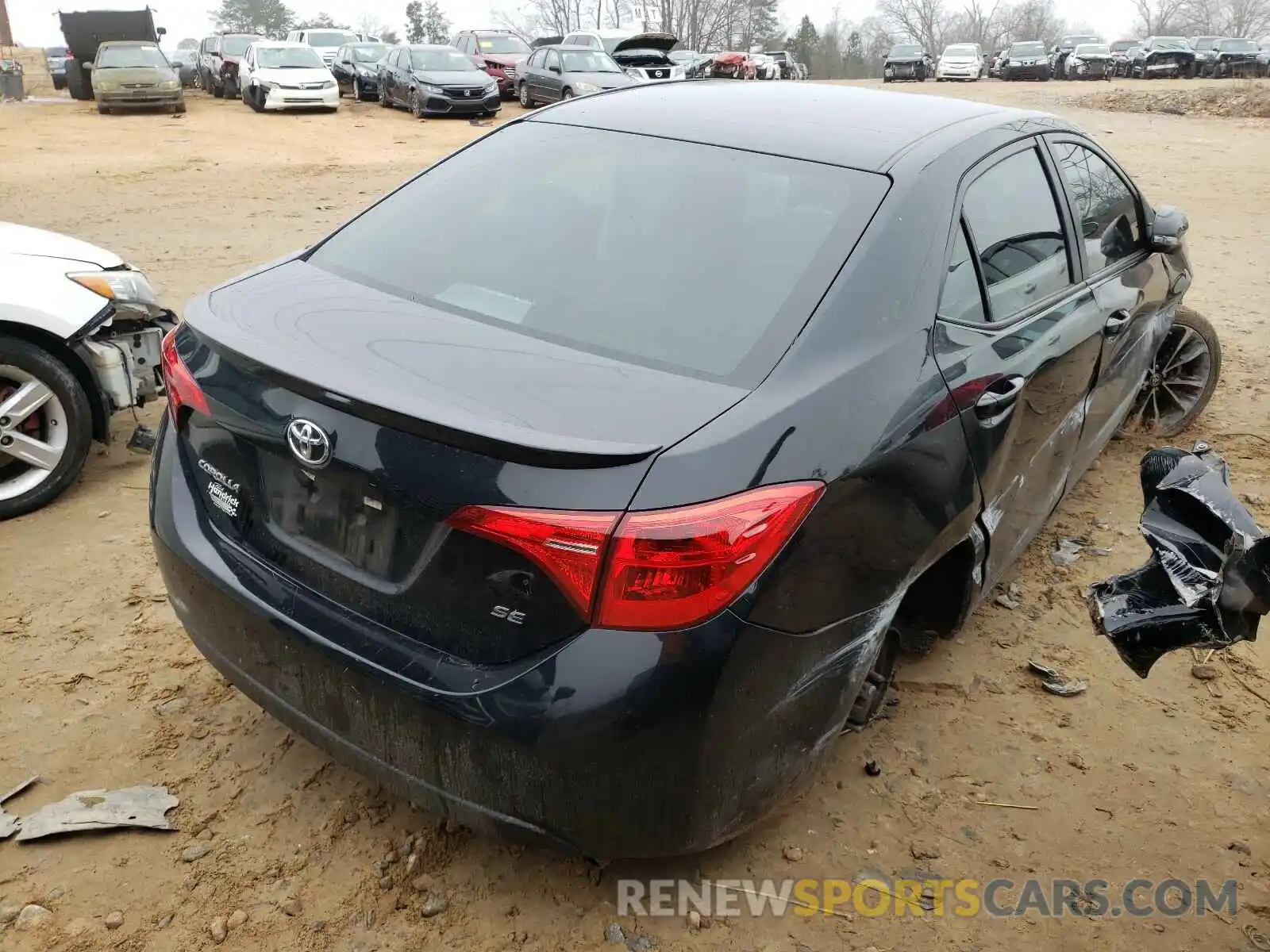 4 Photograph of a damaged car 5YFBURHE6KP896685 TOYOTA COROLLA 2019