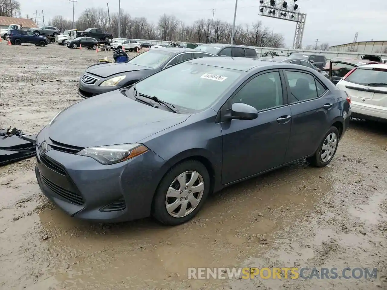 1 Photograph of a damaged car 5YFBURHE6KP897125 TOYOTA COROLLA 2019