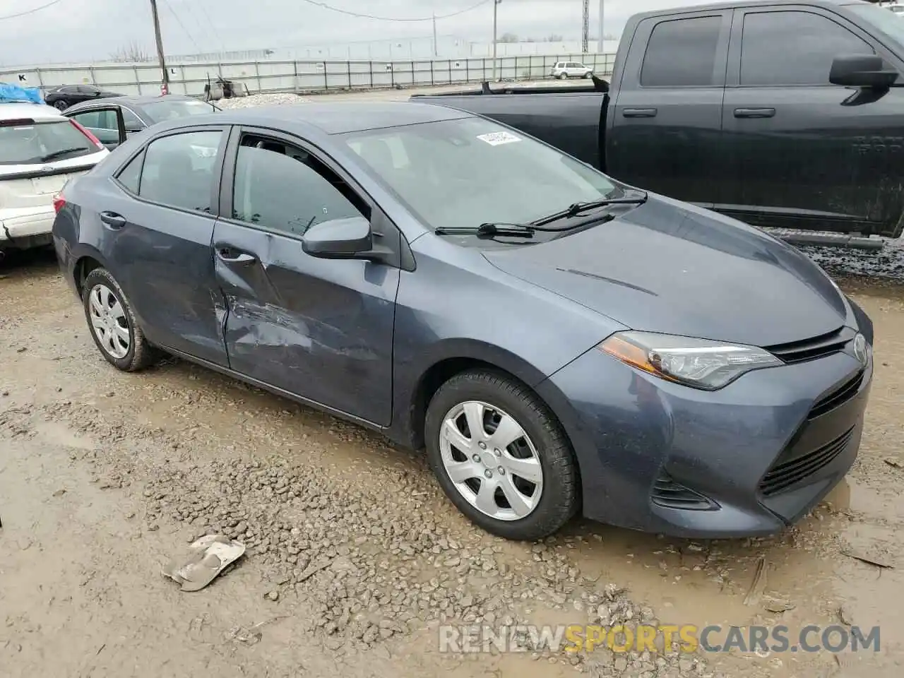 4 Photograph of a damaged car 5YFBURHE6KP897125 TOYOTA COROLLA 2019