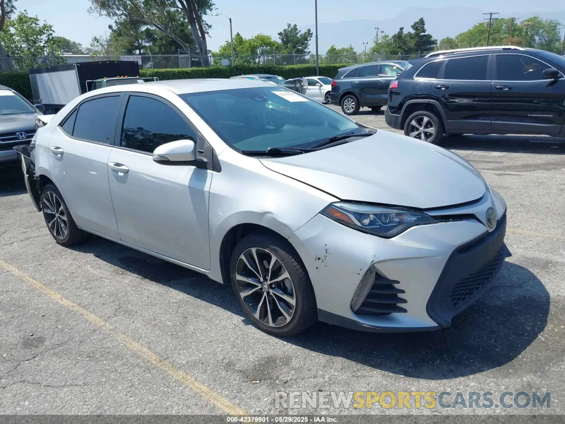 1 Photograph of a damaged car 5YFBURHE6KP897965 TOYOTA COROLLA 2019
