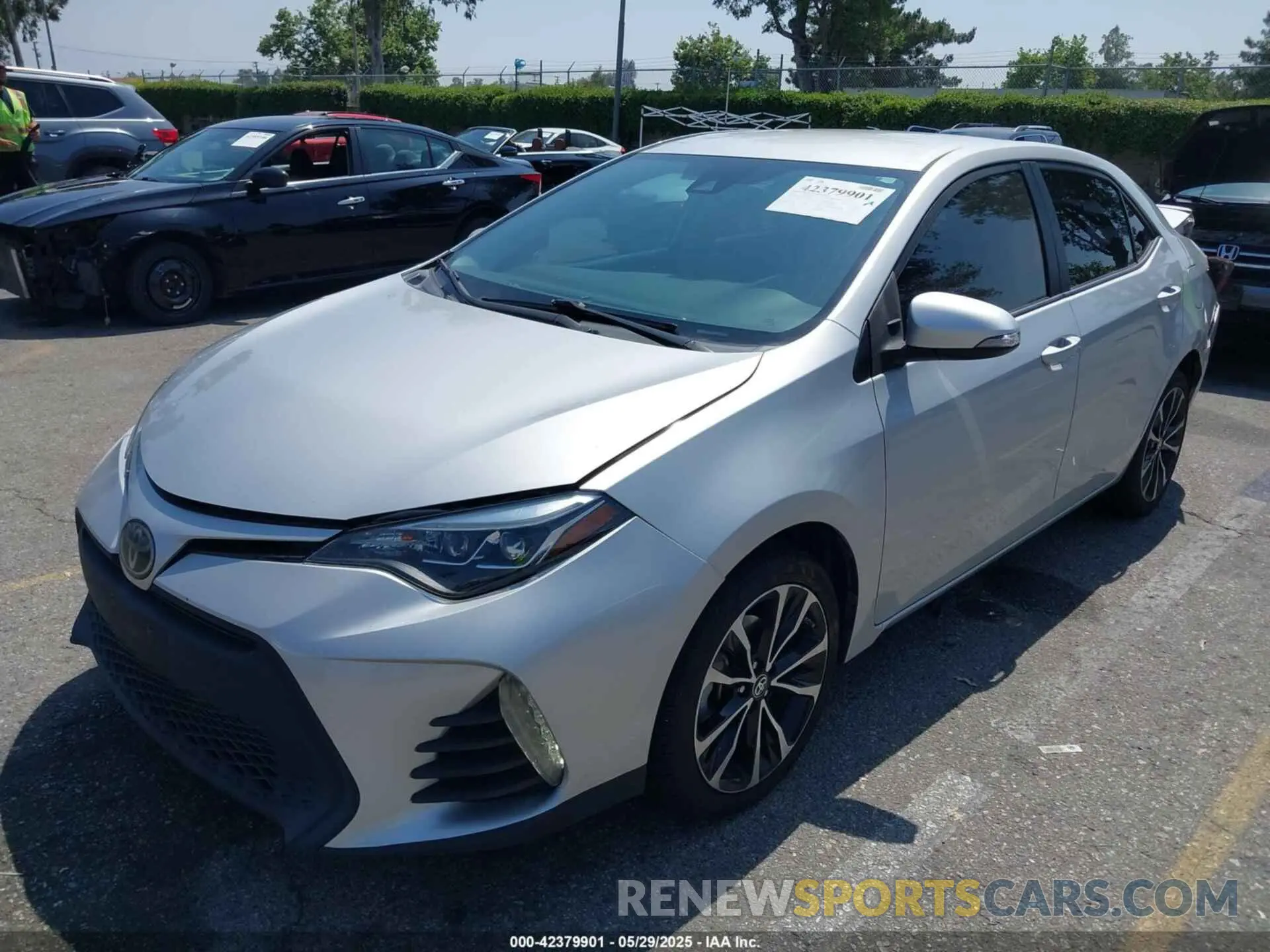 2 Photograph of a damaged car 5YFBURHE6KP897965 TOYOTA COROLLA 2019