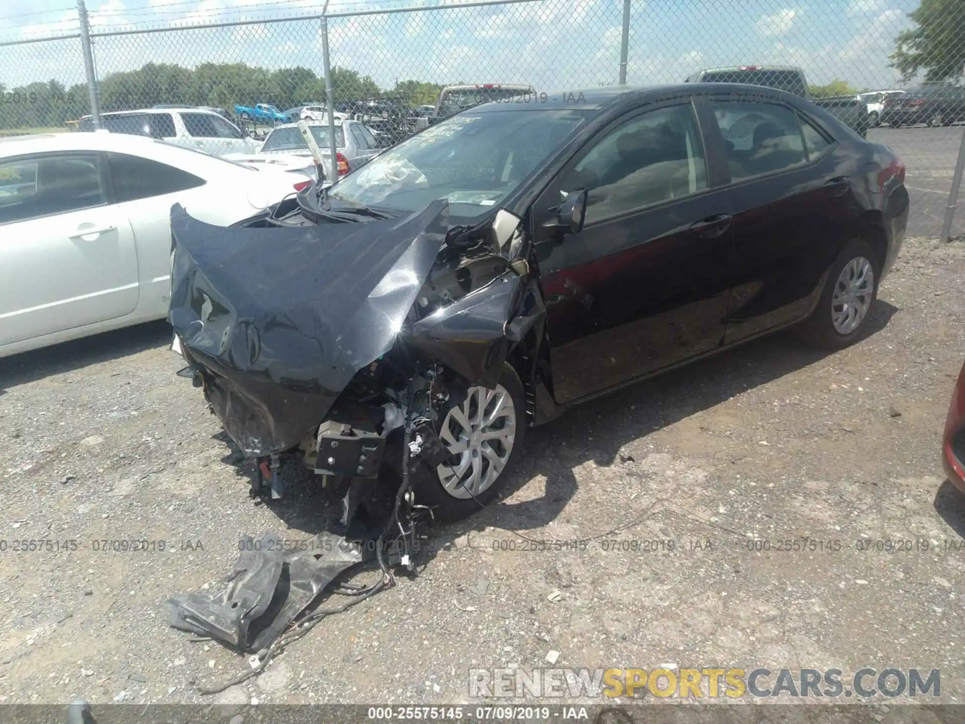 2 Photograph of a damaged car 5YFBURHE6KP898002 TOYOTA COROLLA 2019