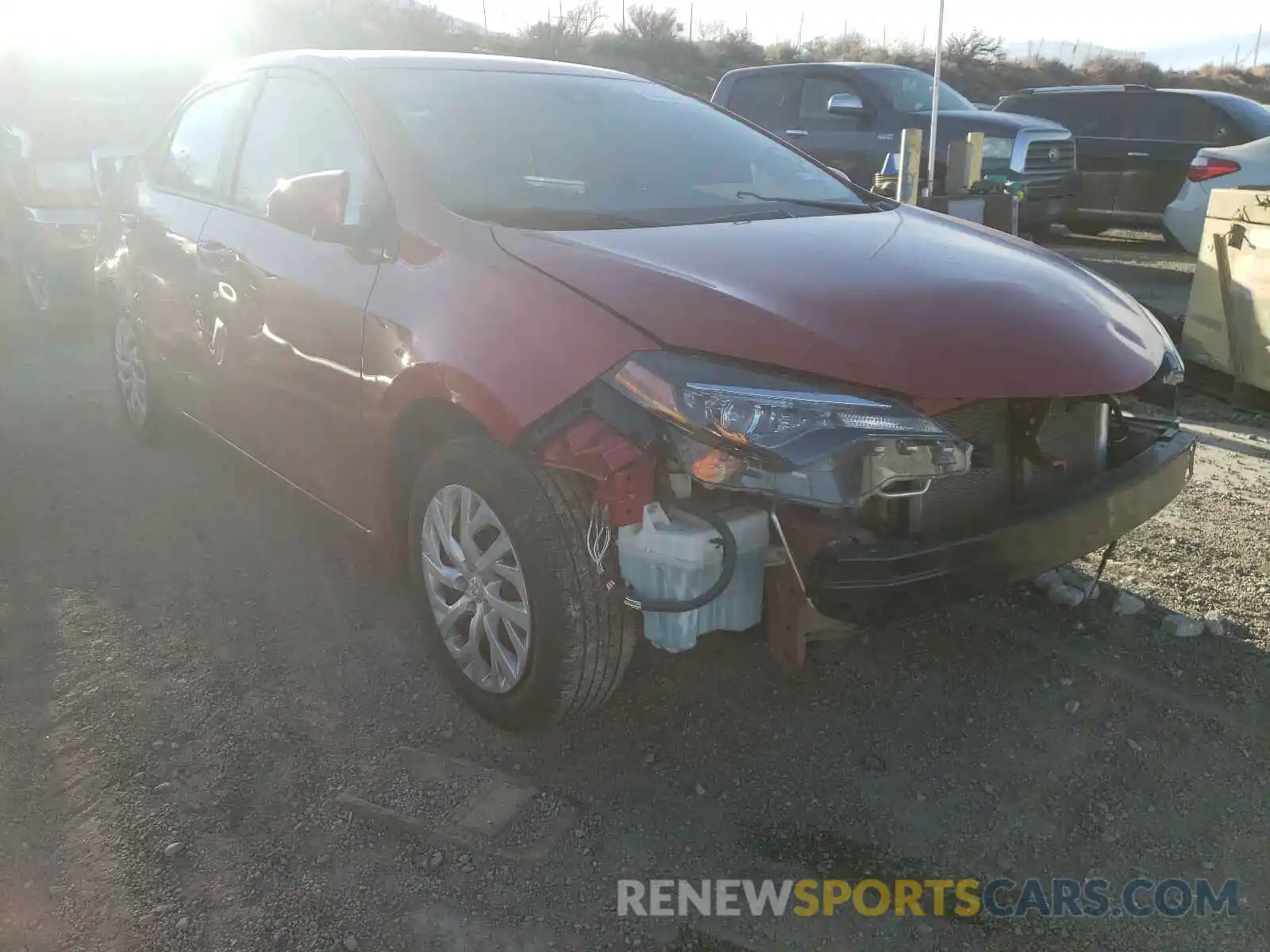 1 Photograph of a damaged car 5YFBURHE6KP898436 TOYOTA COROLLA 2019