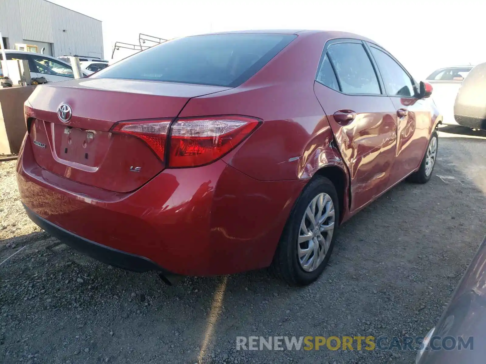 4 Photograph of a damaged car 5YFBURHE6KP898436 TOYOTA COROLLA 2019