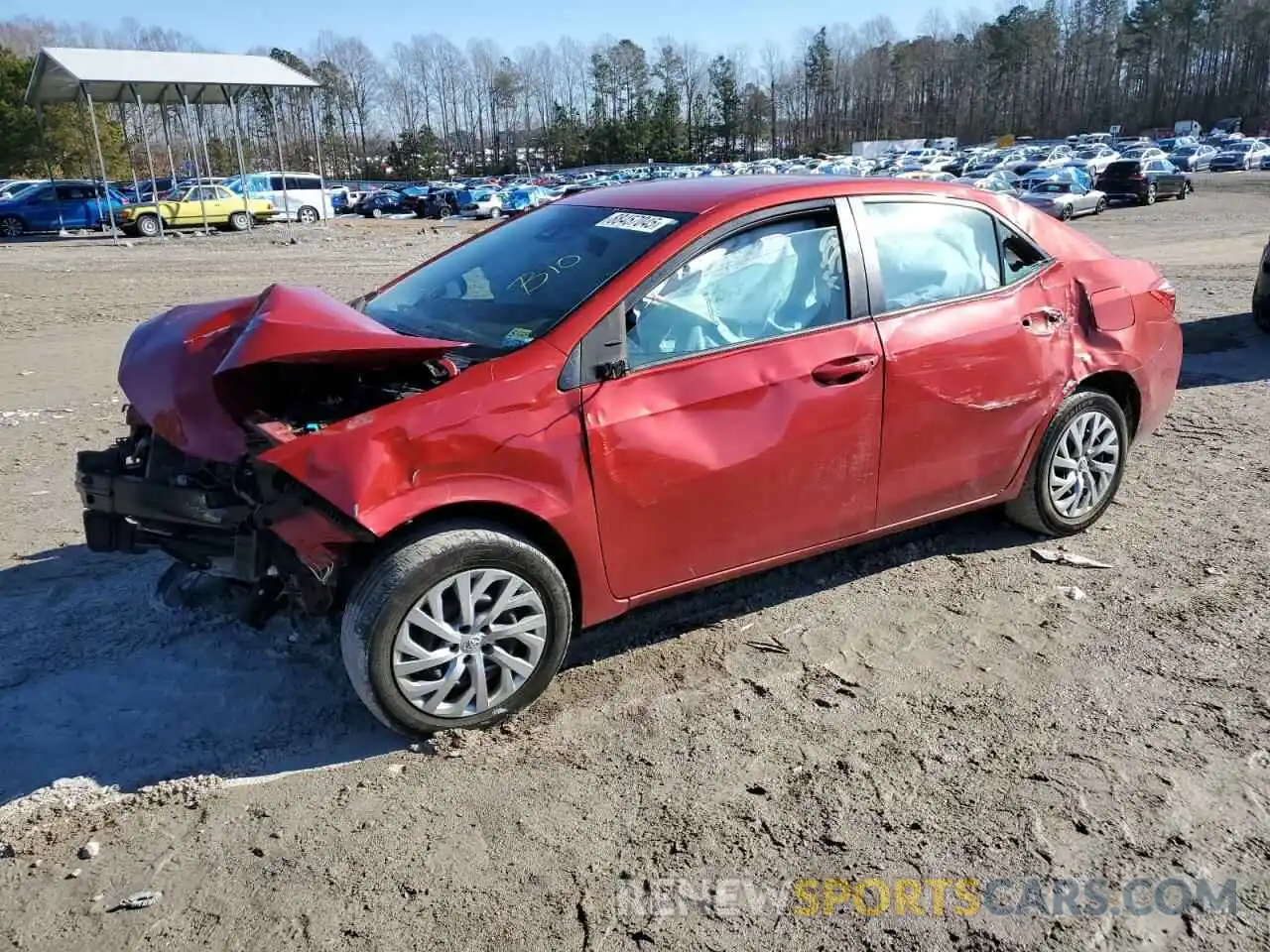 1 Photograph of a damaged car 5YFBURHE6KP899912 TOYOTA COROLLA 2019