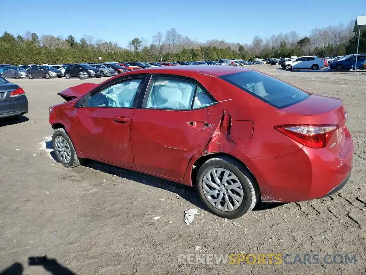 2 Photograph of a damaged car 5YFBURHE6KP899912 TOYOTA COROLLA 2019