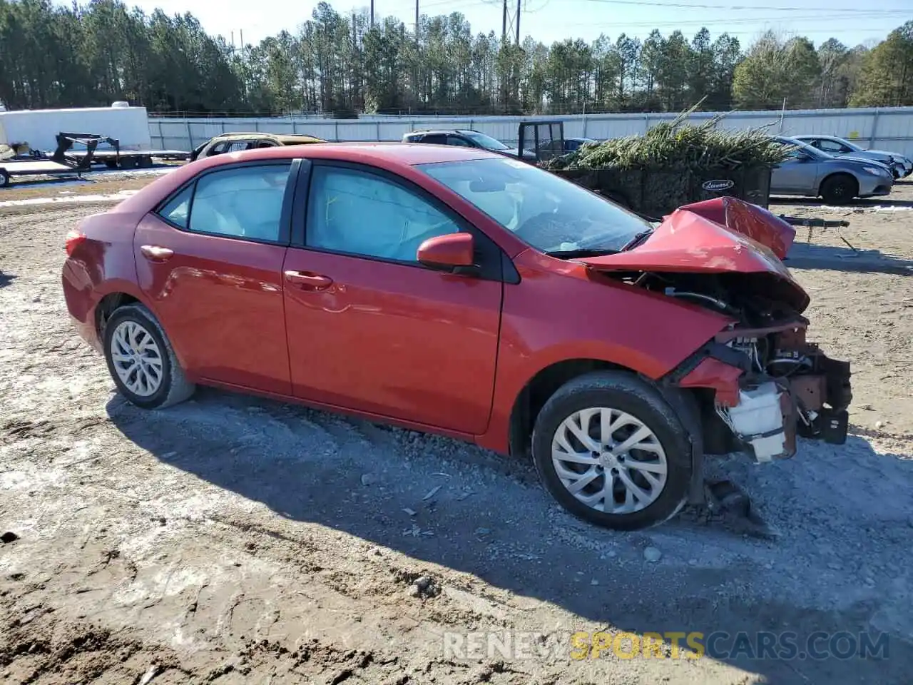 4 Photograph of a damaged car 5YFBURHE6KP899912 TOYOTA COROLLA 2019