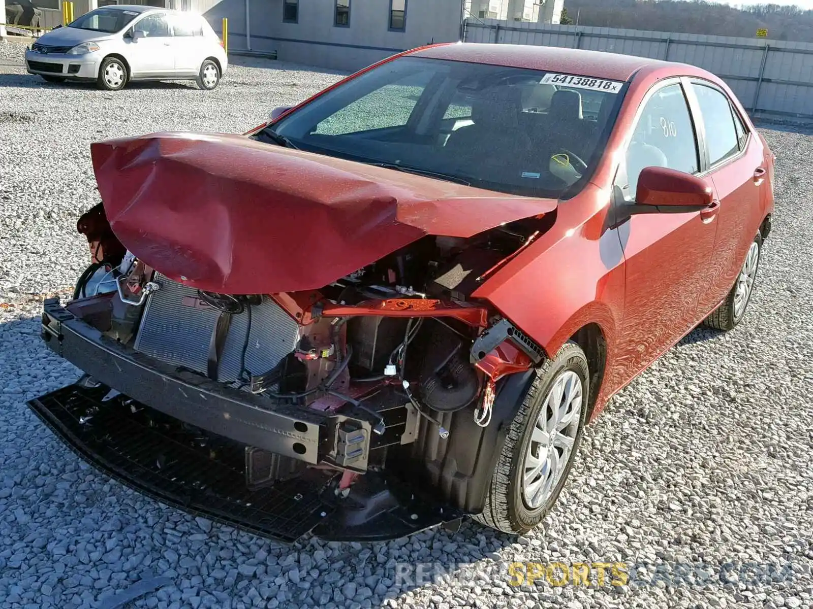 2 Photograph of a damaged car 5YFBURHE6KP899974 TOYOTA COROLLA 2019