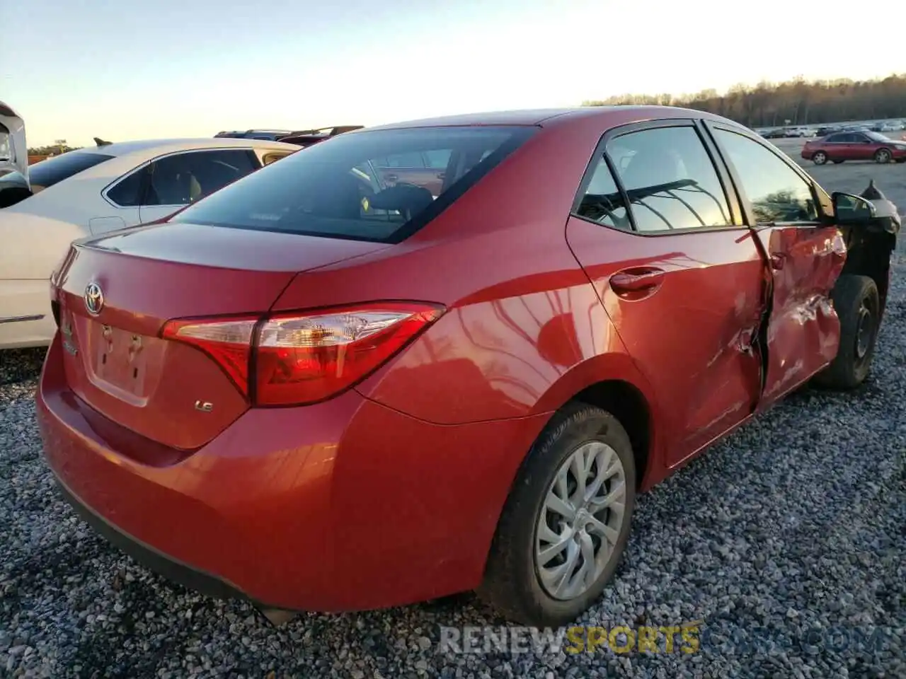 4 Photograph of a damaged car 5YFBURHE6KP900346 TOYOTA COROLLA 2019