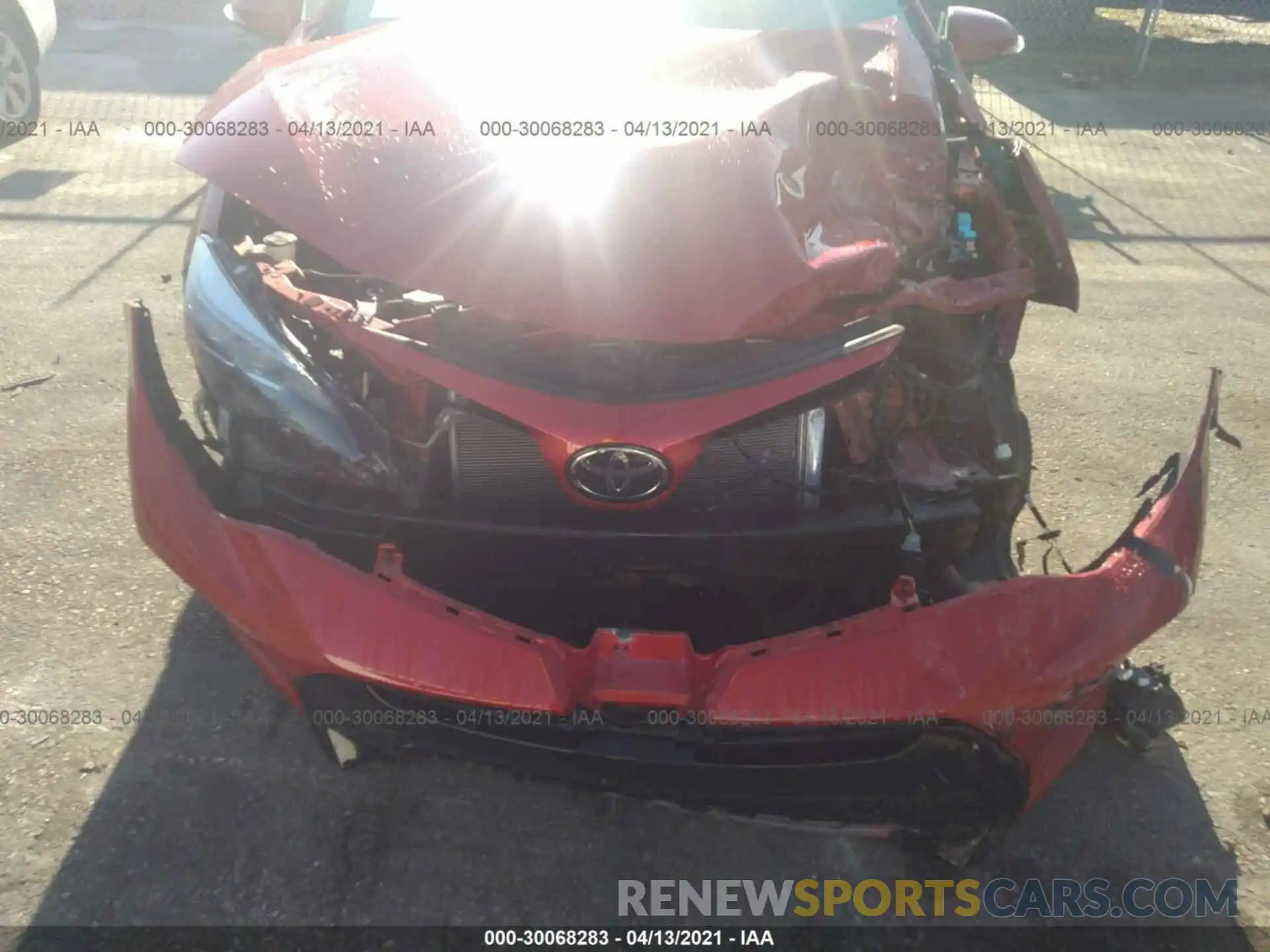 6 Photograph of a damaged car 5YFBURHE6KP903750 TOYOTA COROLLA 2019